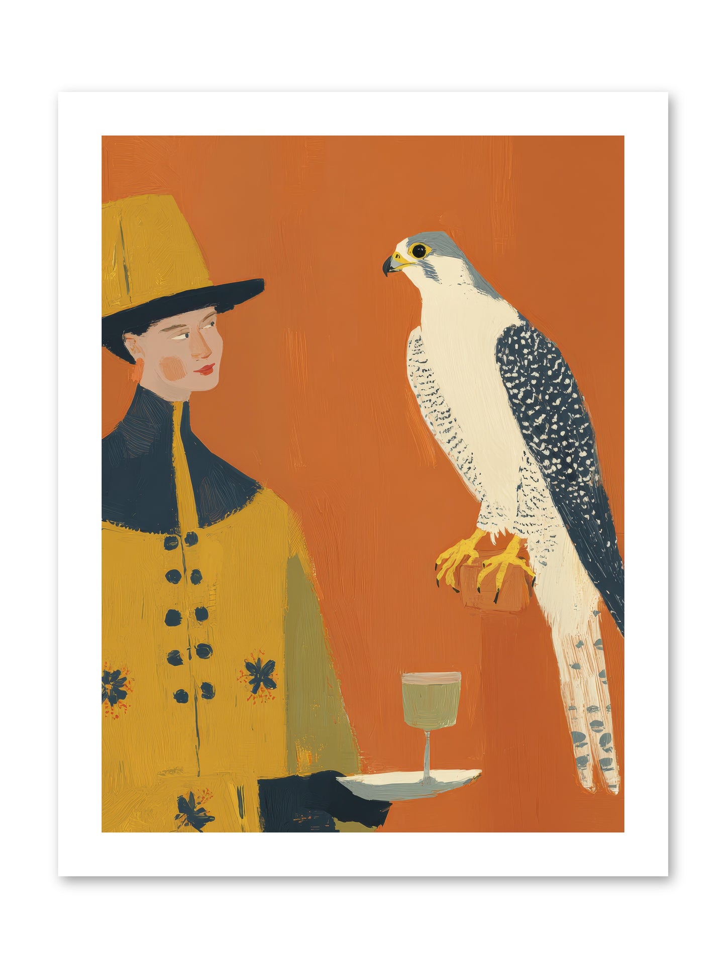 Fearless Affection -- Loose Canvas Print 12x16