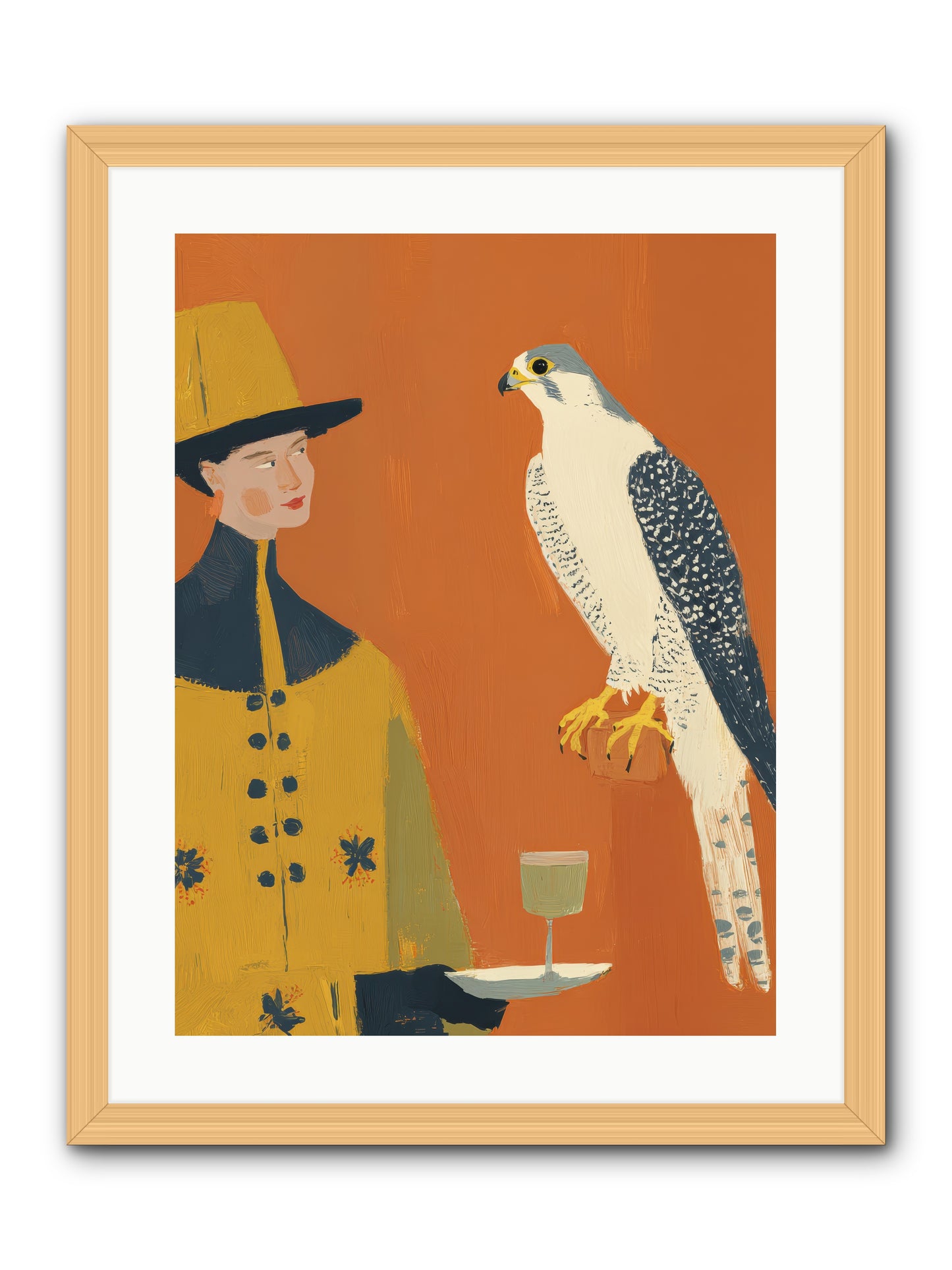 Fearless Affection -- Framed Print - Natural 18x24