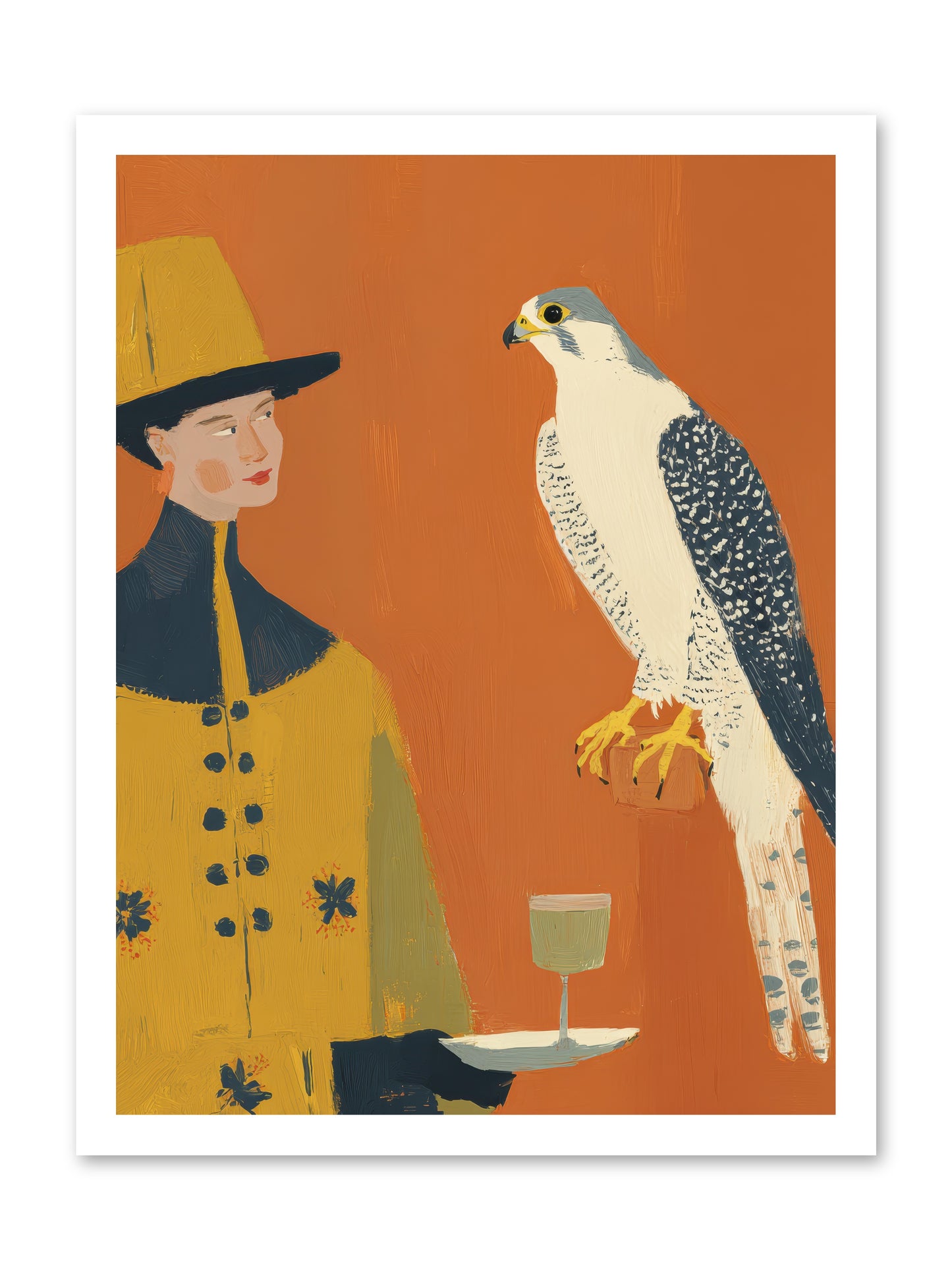Fearless Affection -- Loose Canvas Print 18x24