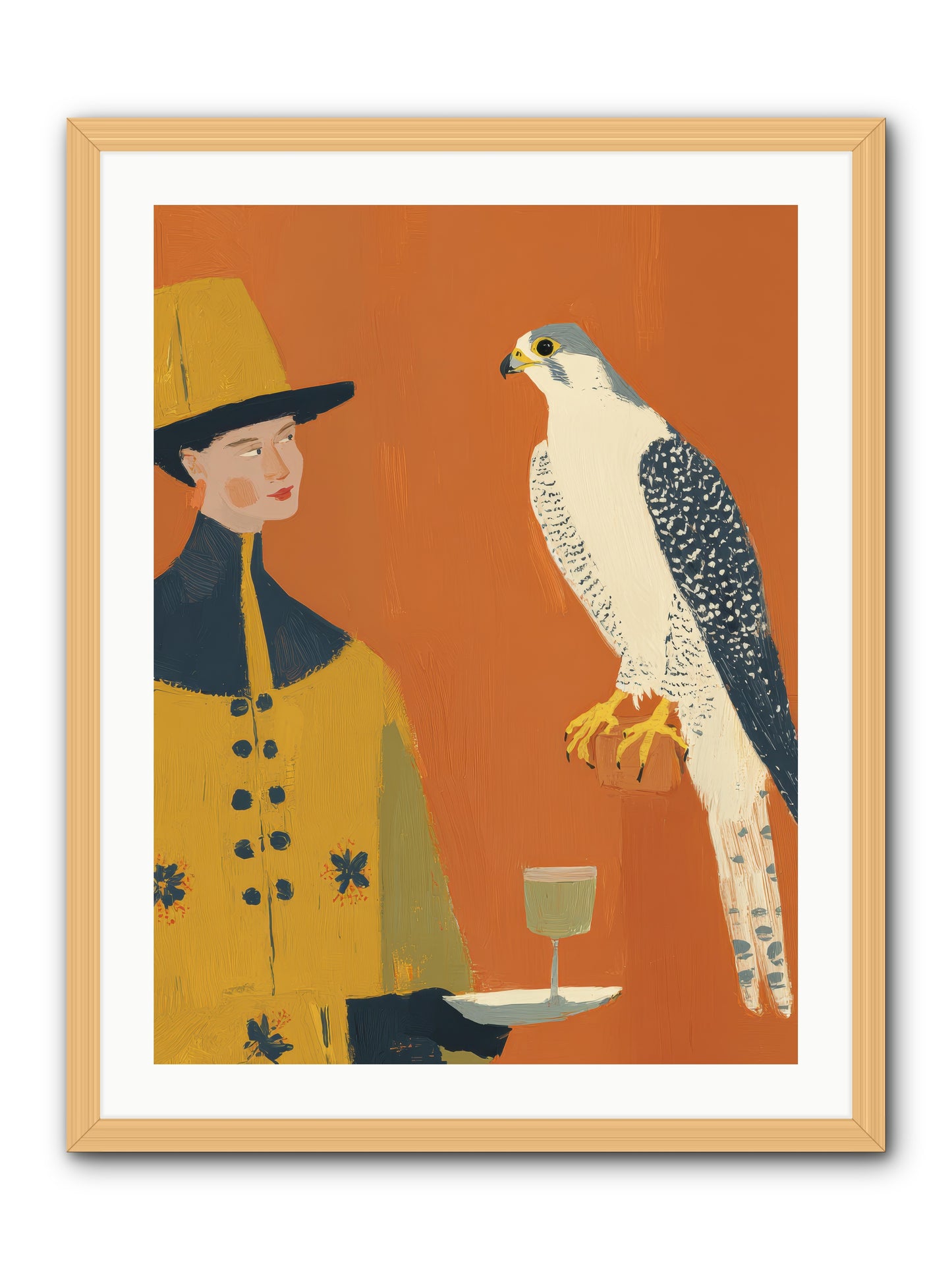 Fearless Affection -- Framed Print - Natural 24x32