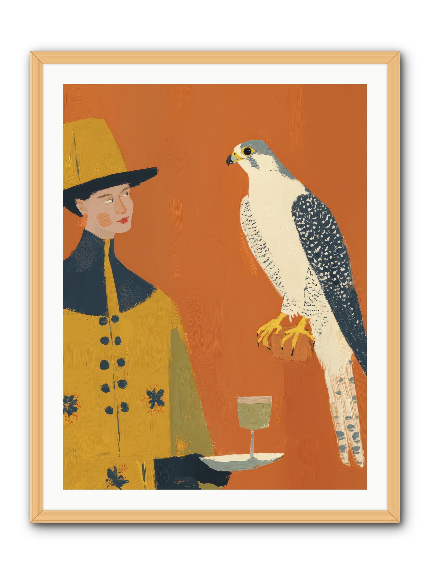 Fearless Affection -- Framed Print - Natural 30x40