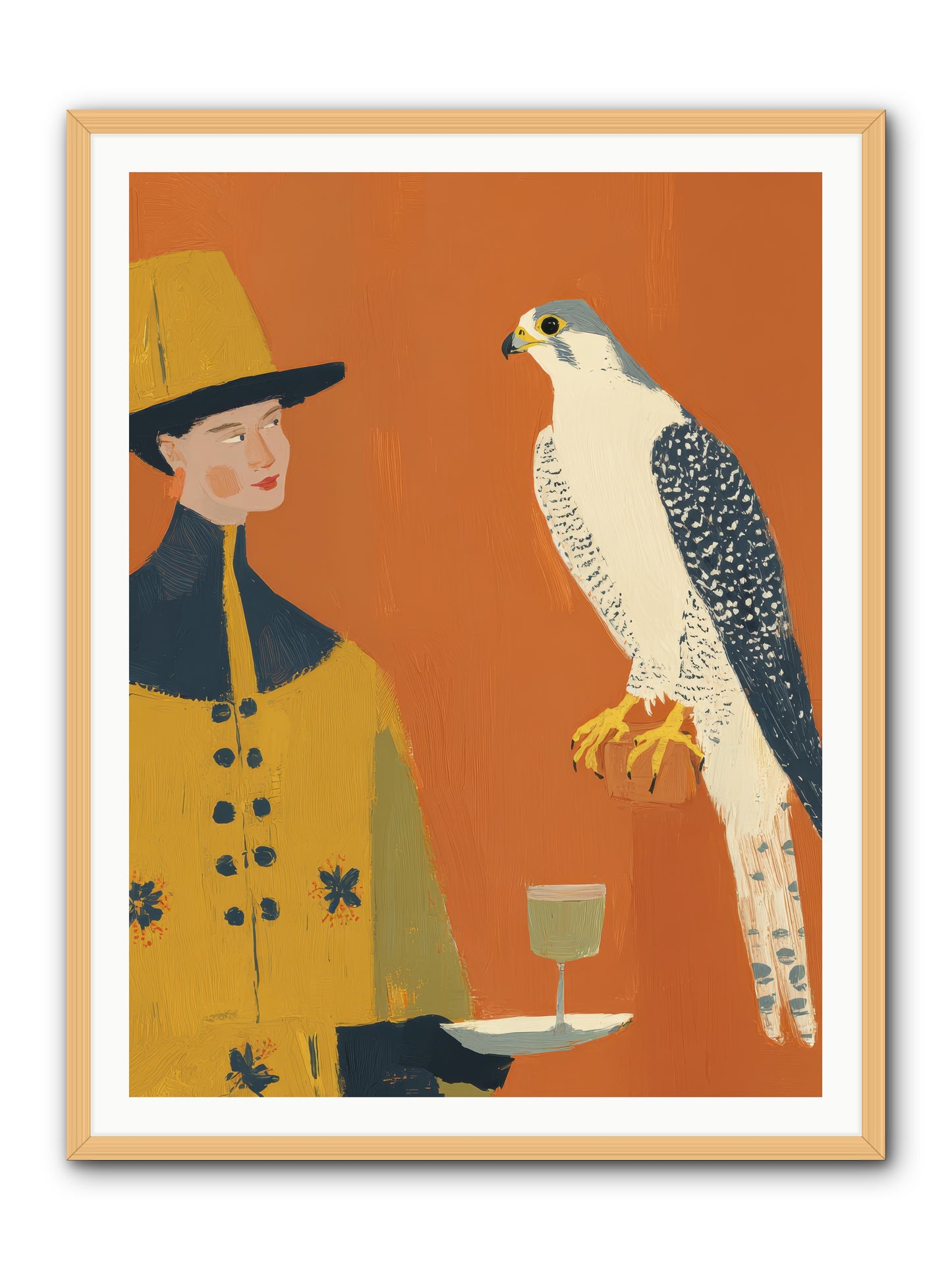 Fearless Affection -- Framed Print - Natural 36x48