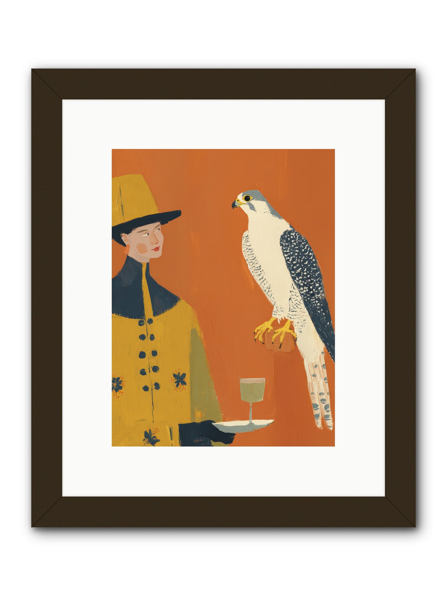 Fearless Affection -- Framed Print - Black 9x12