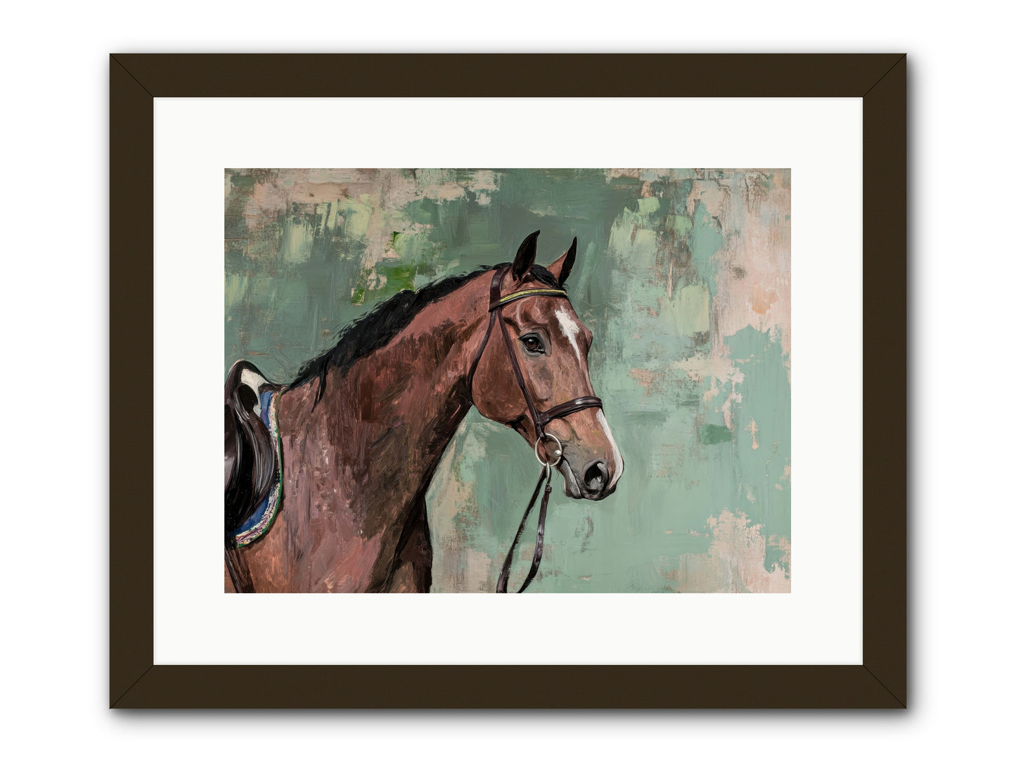 Fearless Warrior -- Framed Print - Black 16x12