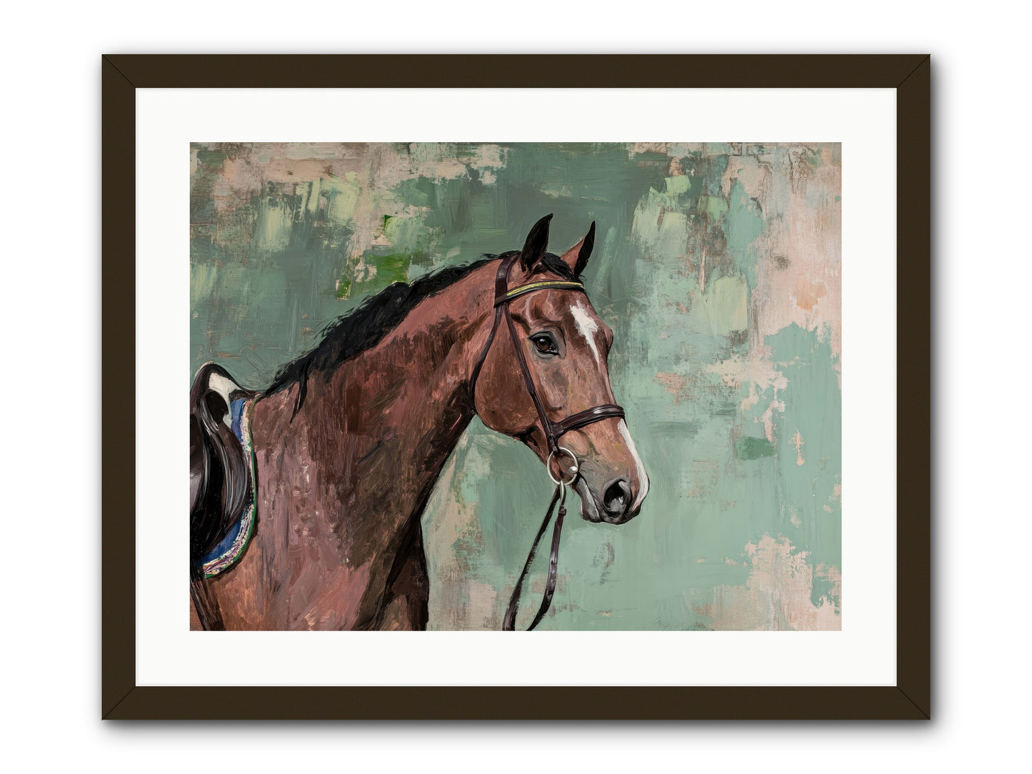 Fearless Warrior -- Framed Print - Black 24x18