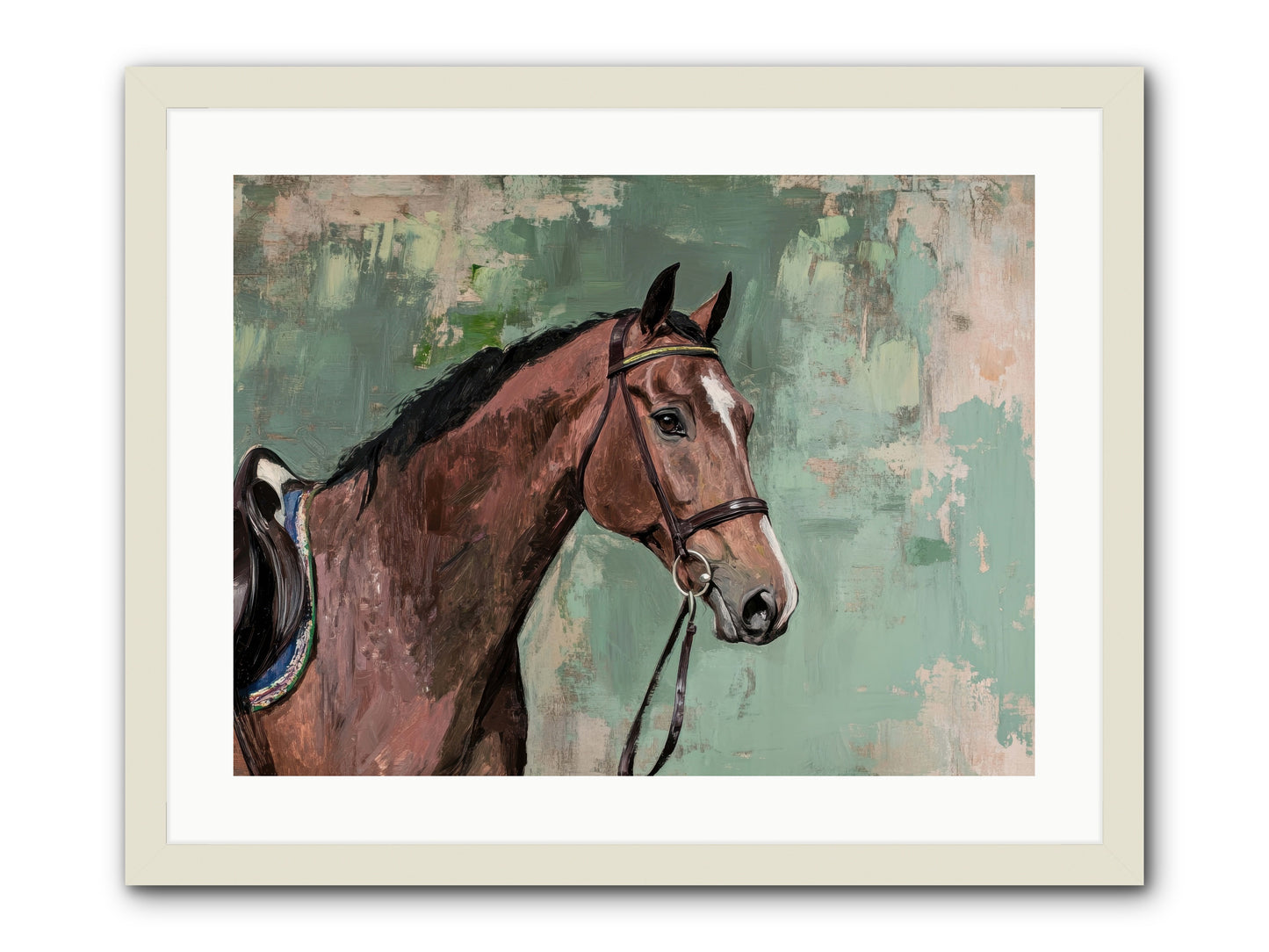 Fearless Warrior -- Framed Print - White 24x18