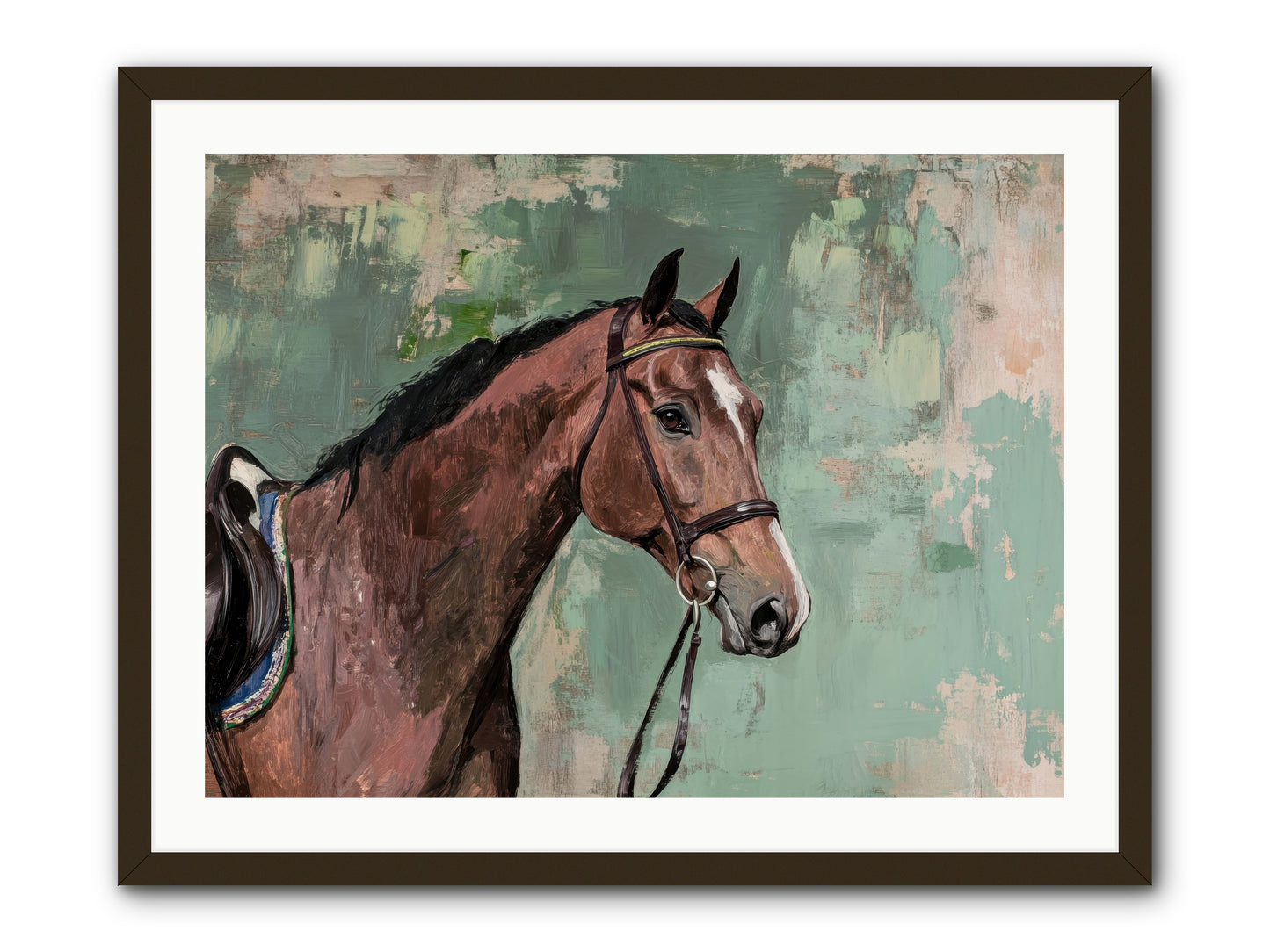 Fearless Warrior -- Framed Print - Black 32x24