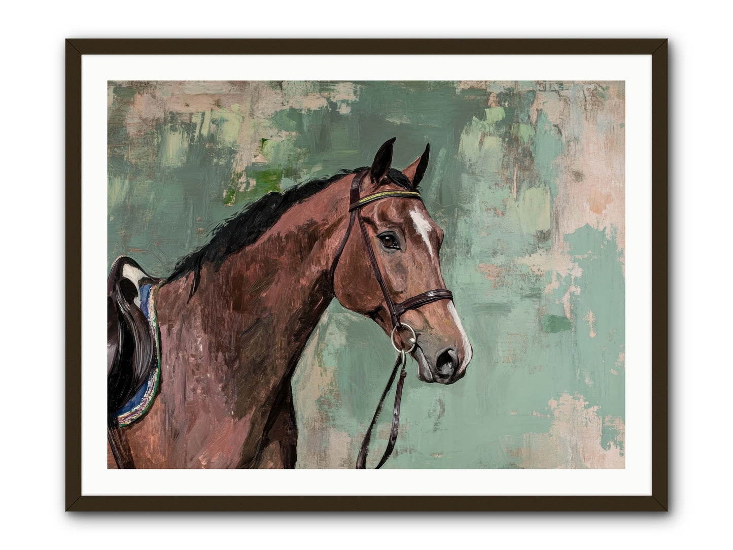 Fearless Warrior -- Framed Print - Black 40x30