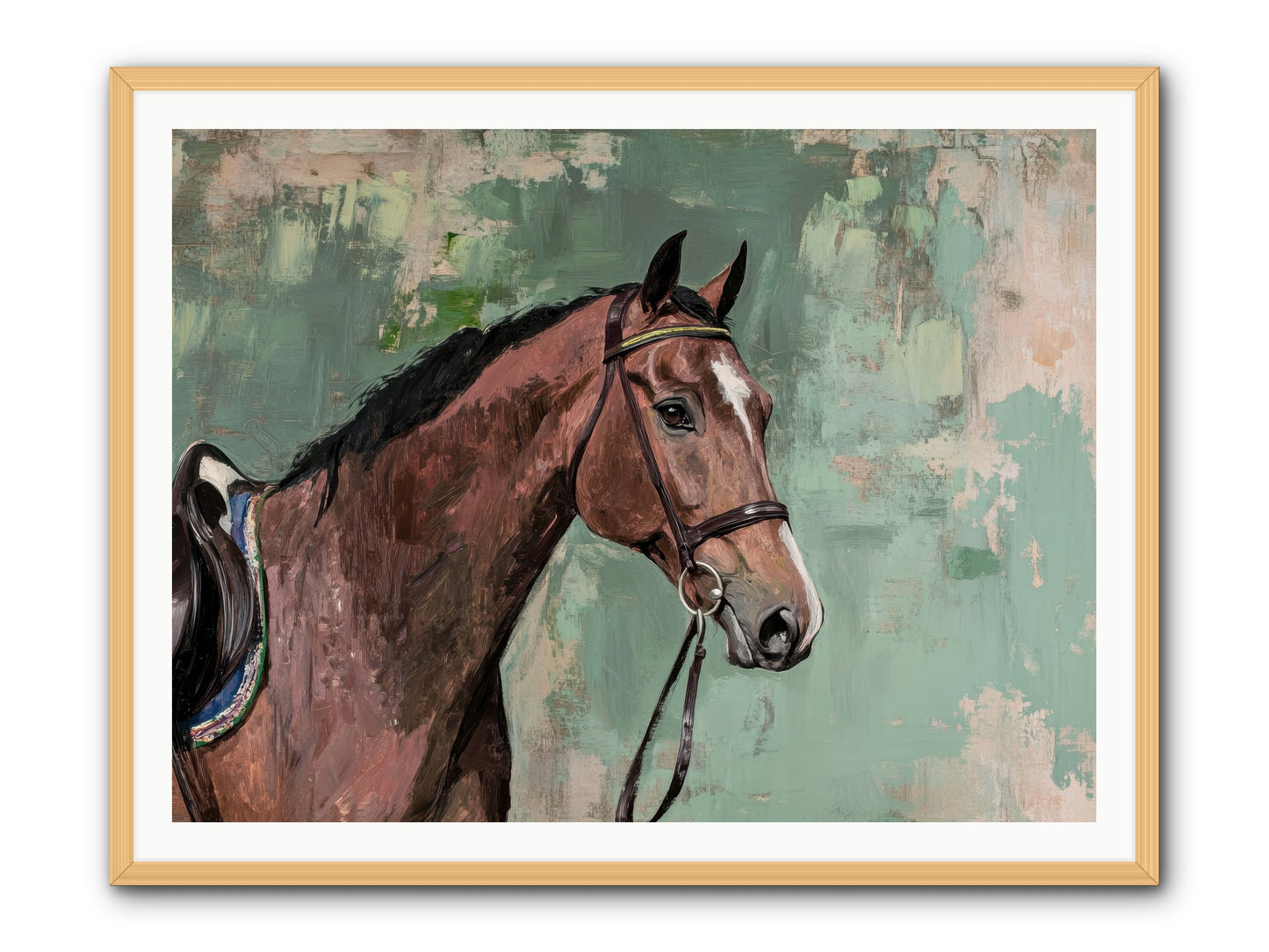 Fearless Warrior -- Framed Print - Natural 48x36
