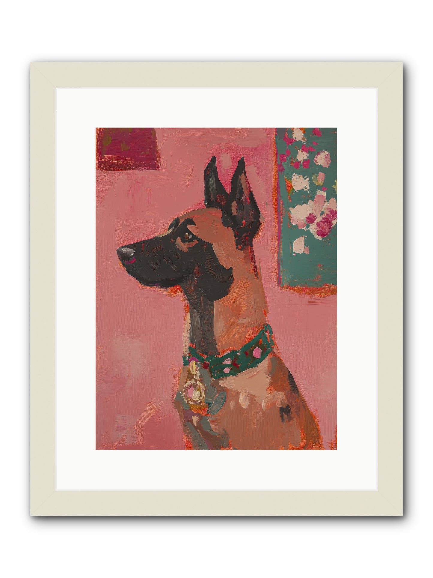 Fennimore -- Framed Print - White 12x16