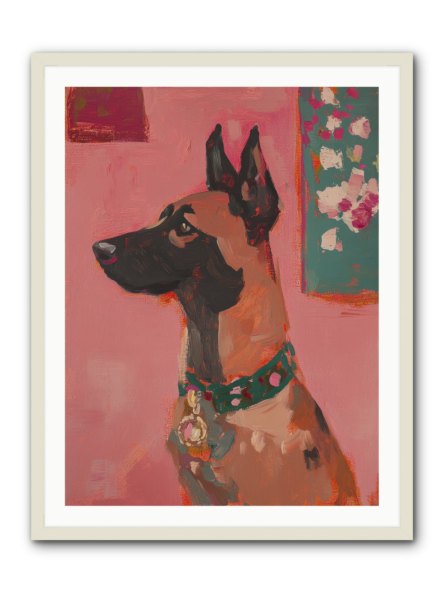 Fennimore -- Framed Print - White 30x40