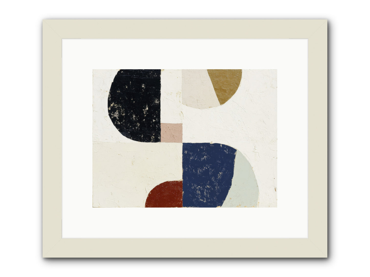 Feral Compass -- Framed Print - White 12x9