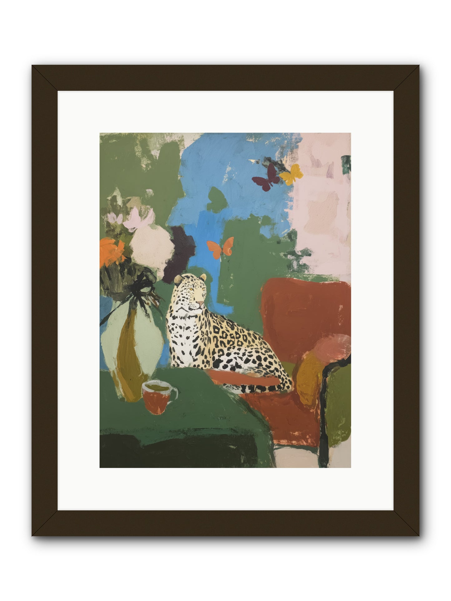 Fernshade  -- Framed Print - Black 12x16