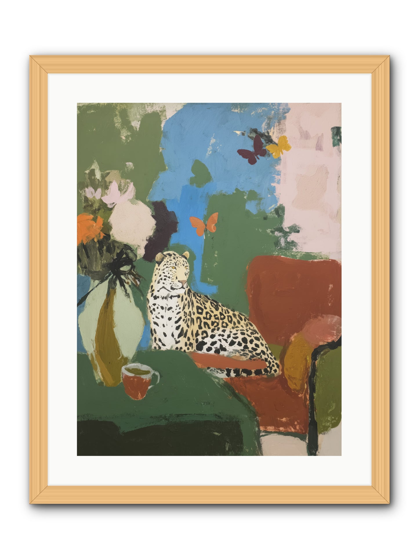Fernshade  -- Framed Print - Natural 18x24