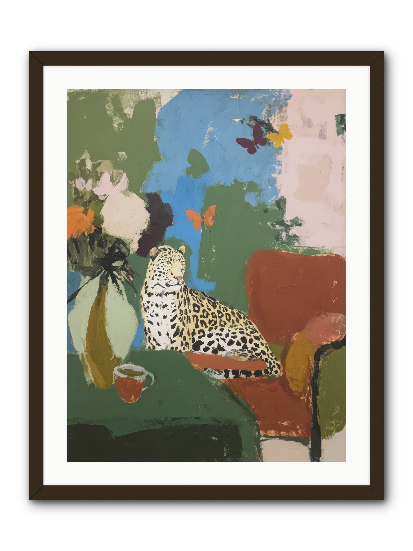 Fernshade  -- Framed Print - Black 24x32