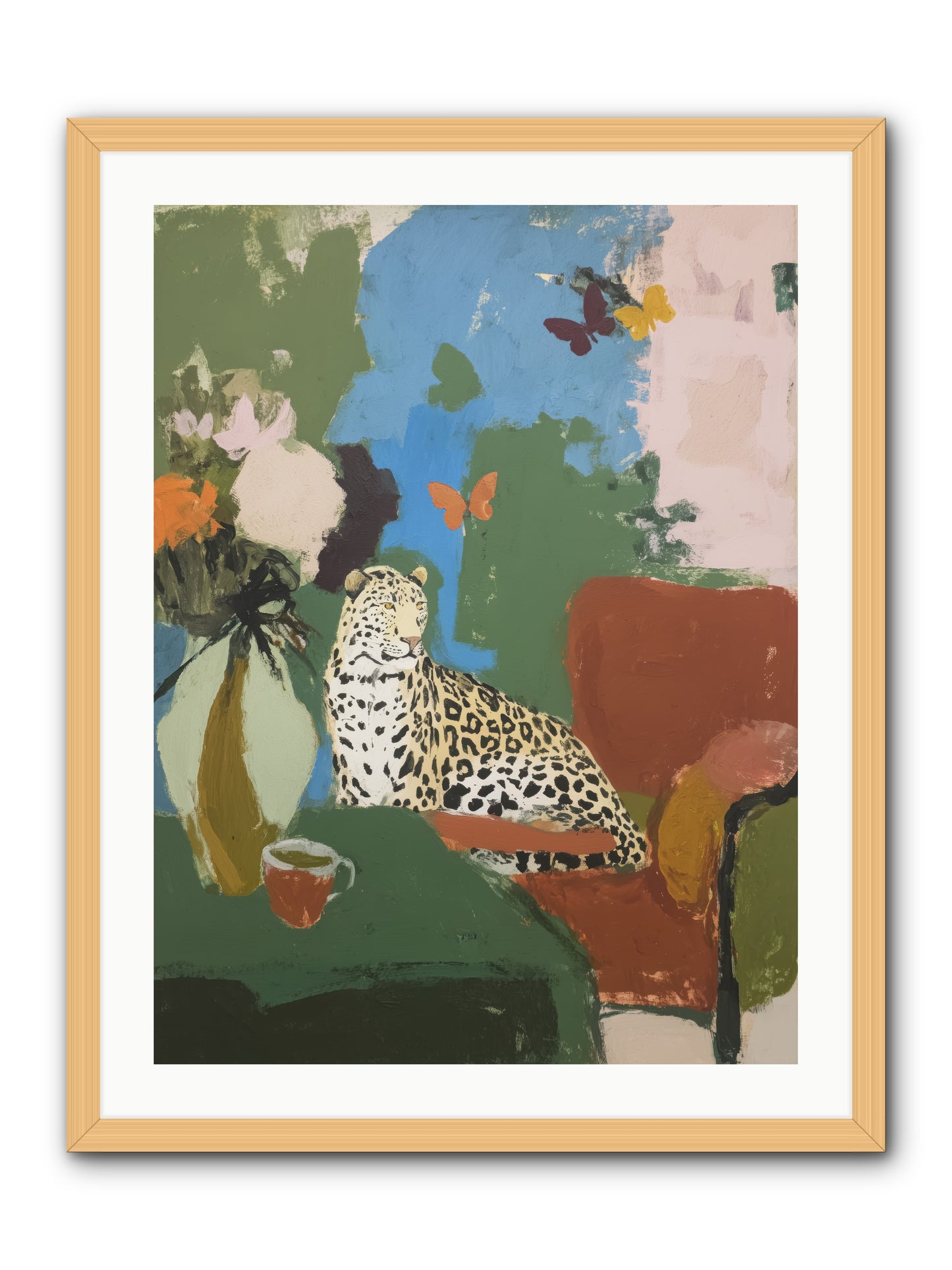 Fernshade  -- Framed Print - Natural 24x32