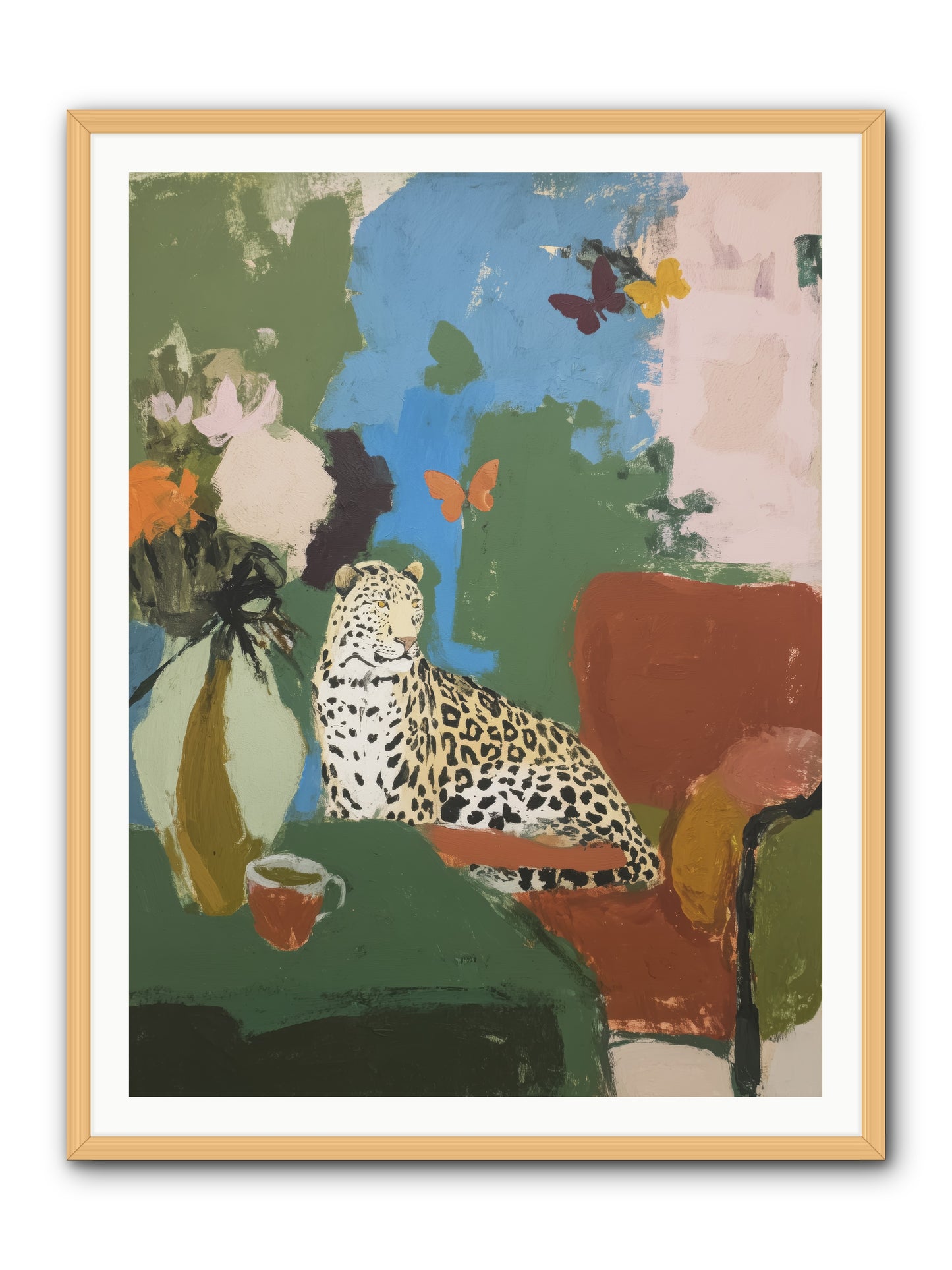 Fernshade  -- Framed Print - Natural 36x48
