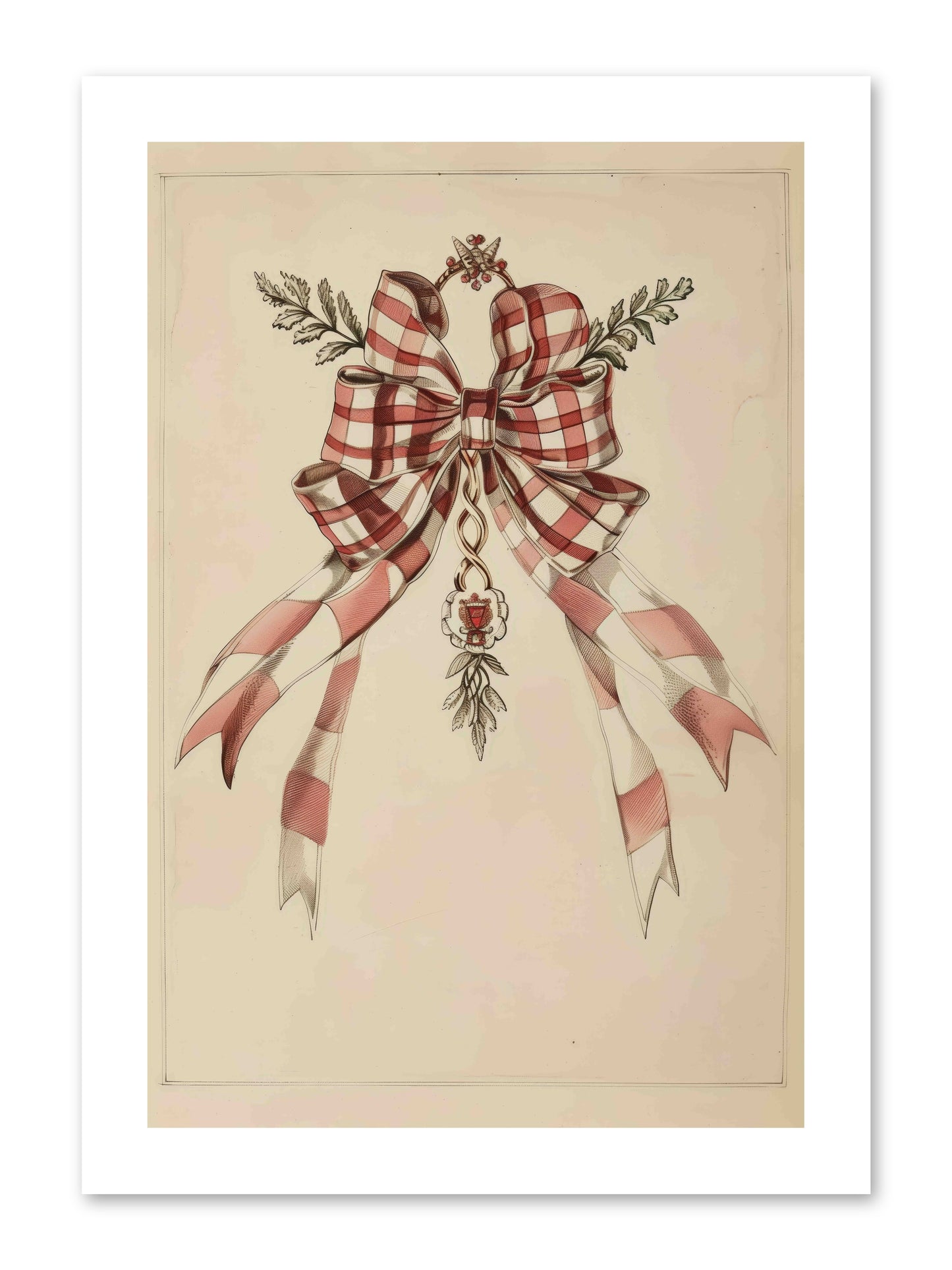 Festive Frills -- Paper Print 10x15