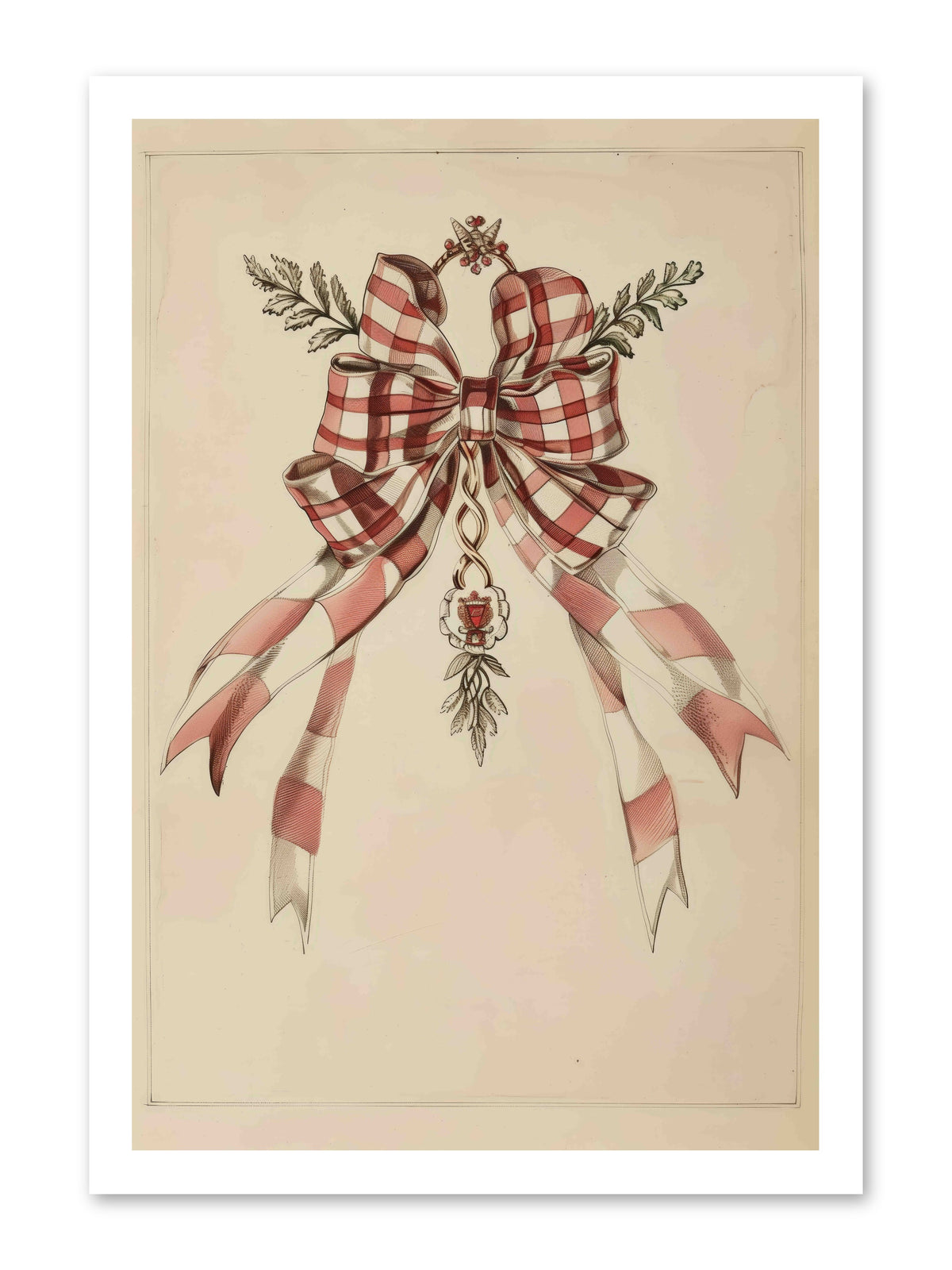 Festive Frills -- Paper Print 16x24