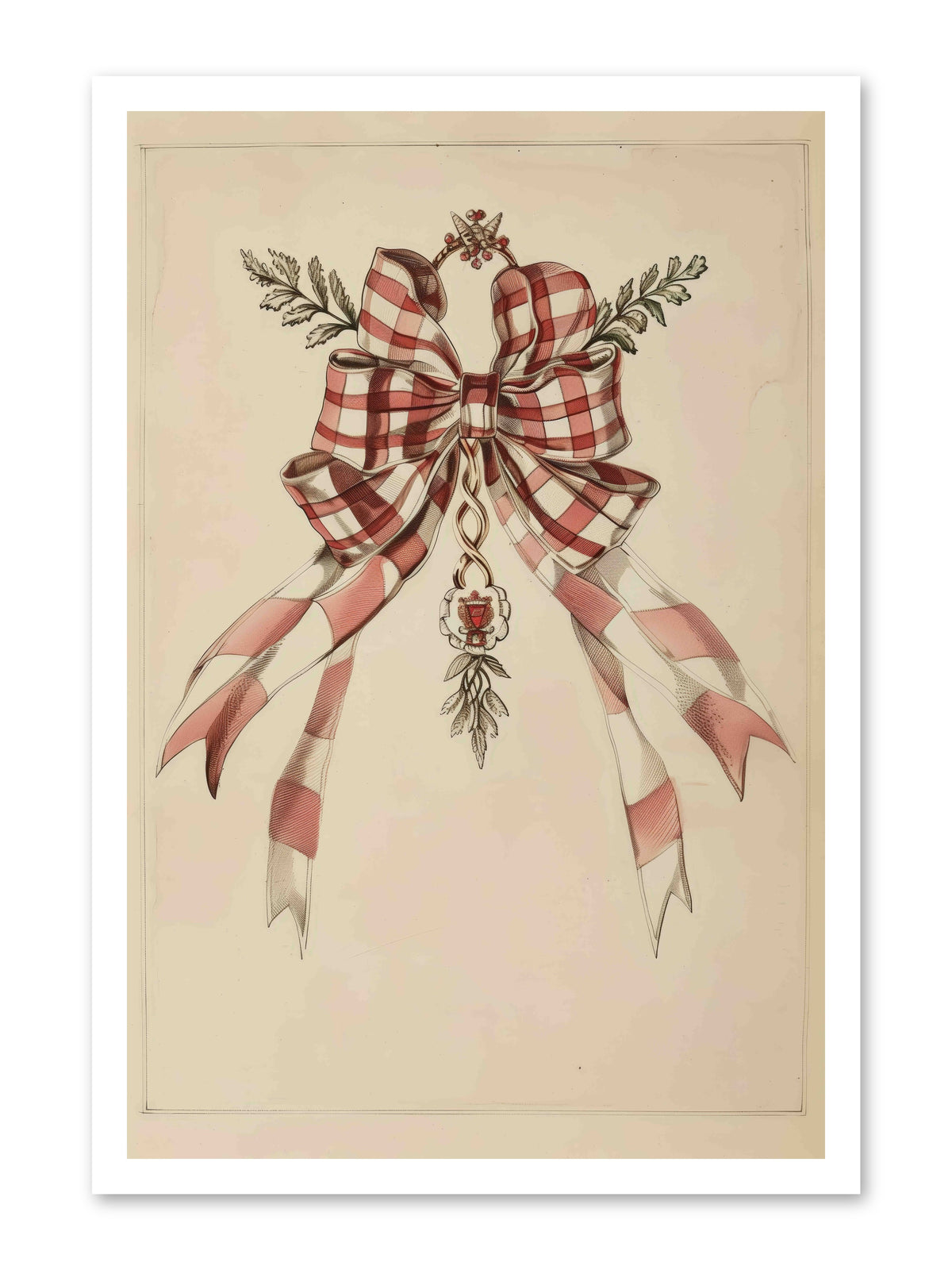 Festive Frills -- Paper Print 20x30