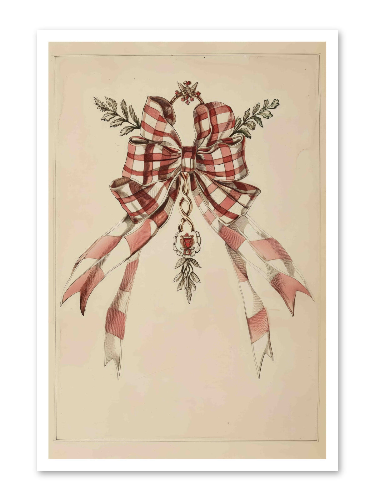 Festive Frills -- Paper Print 24x36