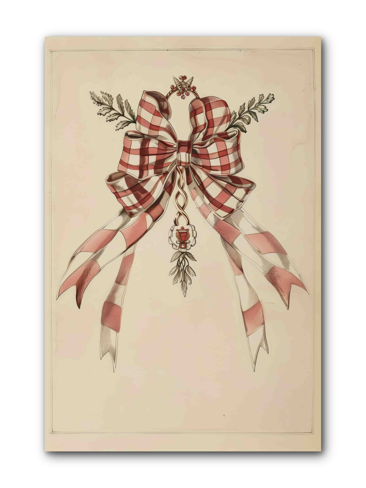 Festive Frills -- Wrapped Canvas 8x12