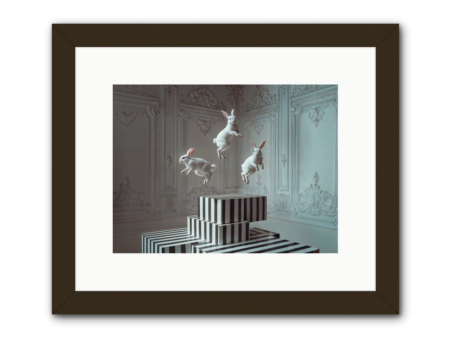 Fête Royale No.2 -- Framed Print - Black 12x9