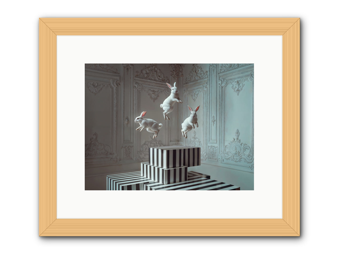 Fête Royale No.2 -- Framed Print - Natural 12x9