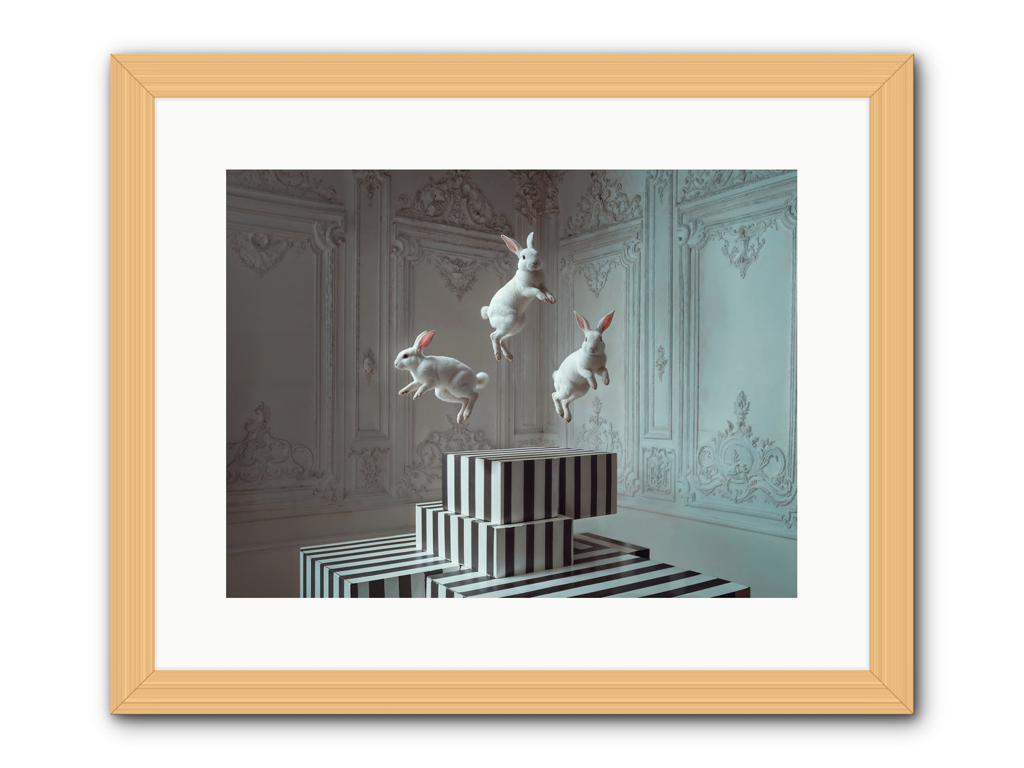 Fête Royale No.2 -- Framed Print - Natural 16x12