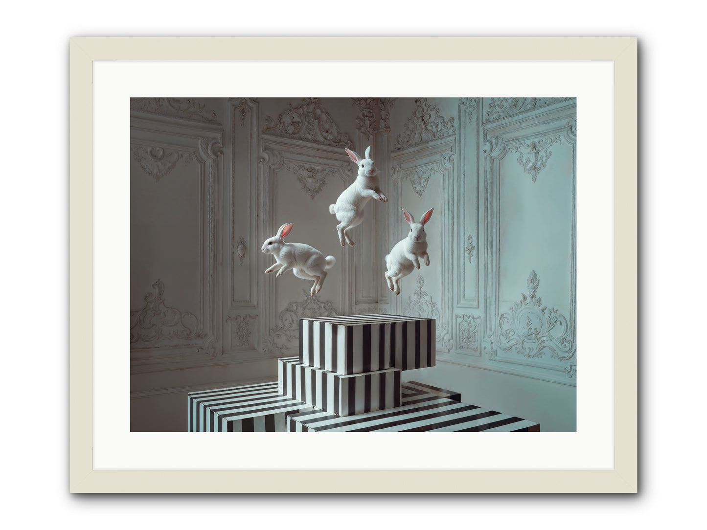 Fête Royale No.2 -- Framed Print - White 24x18