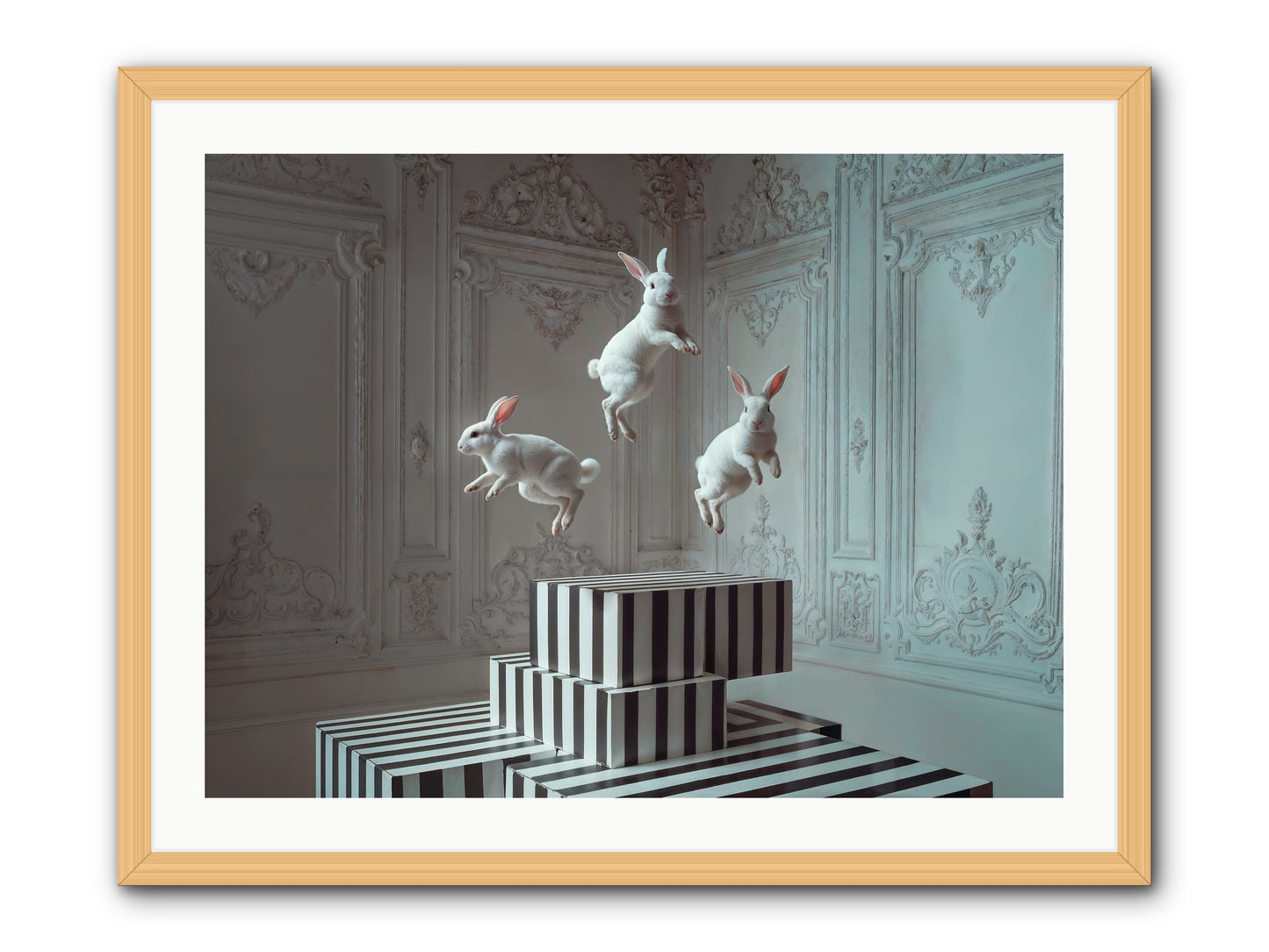 Fête Royale No.2 -- Framed Print - Natural 32x24