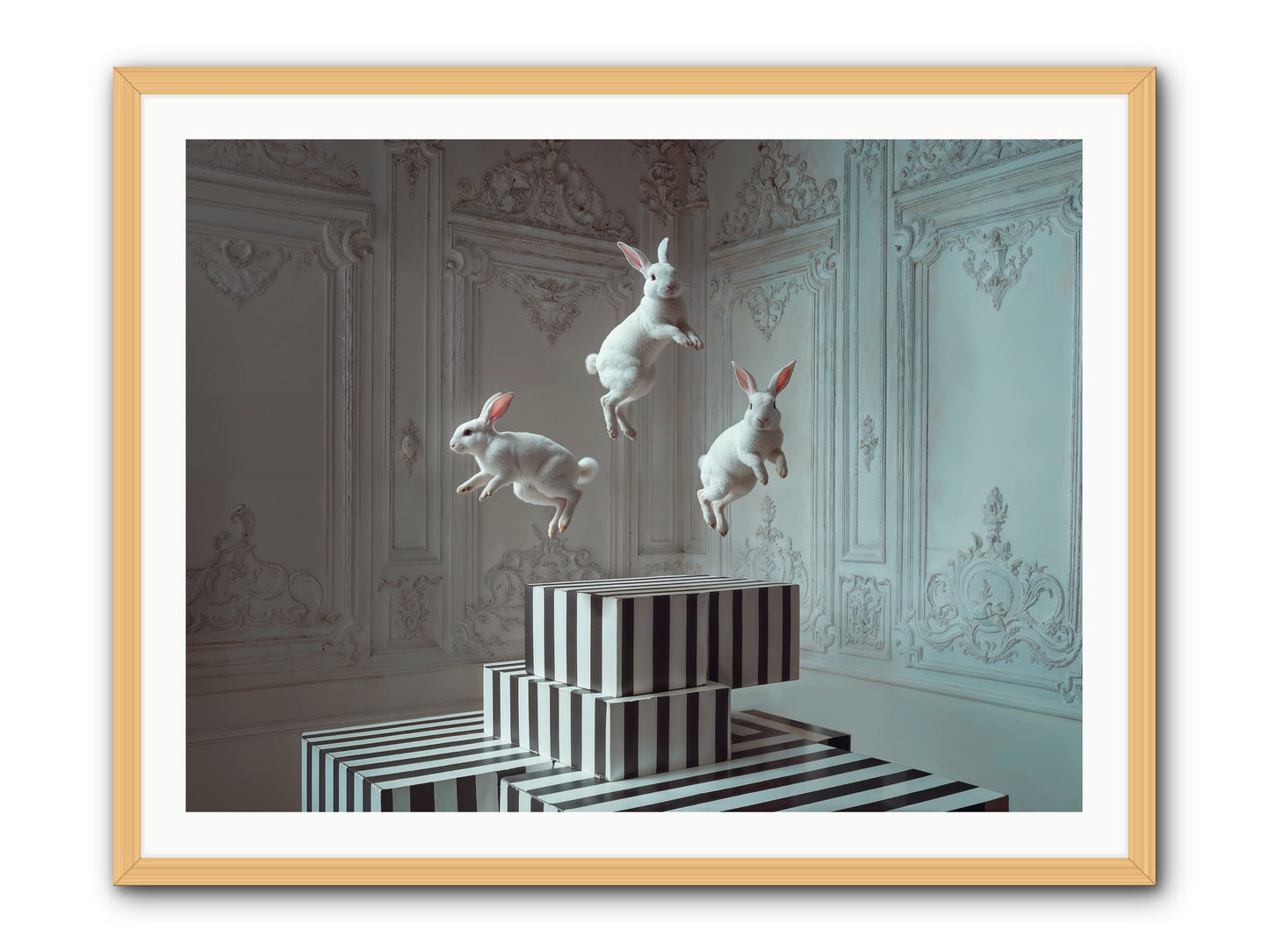 Fête Royale No.2 -- Framed Print - Natural 40x30