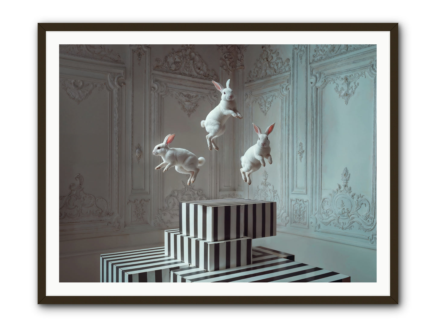 Fête Royale No.2 -- Framed Print - Black 48x36