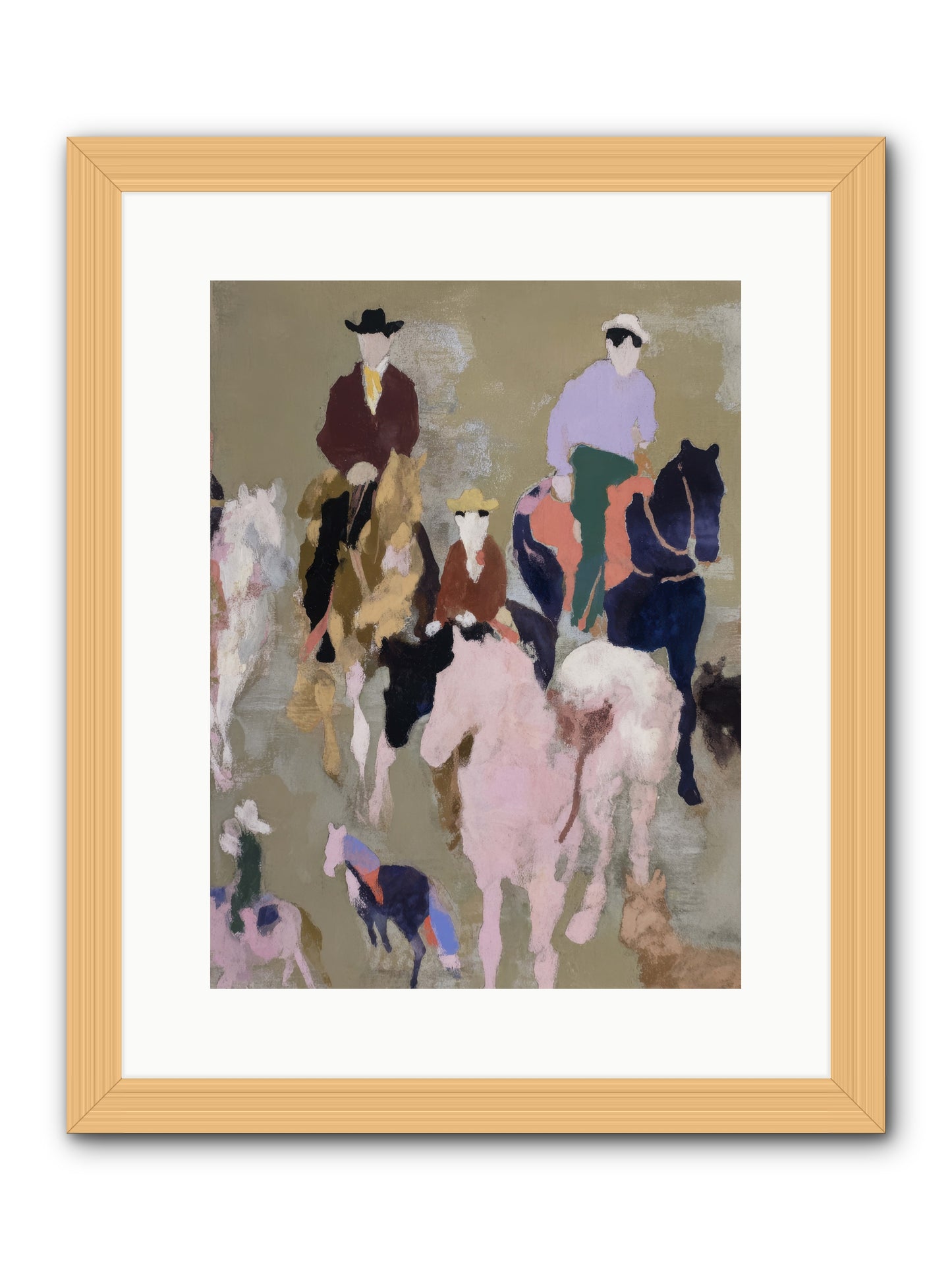 Fever Dream  -- Framed Print - Natural 12x16