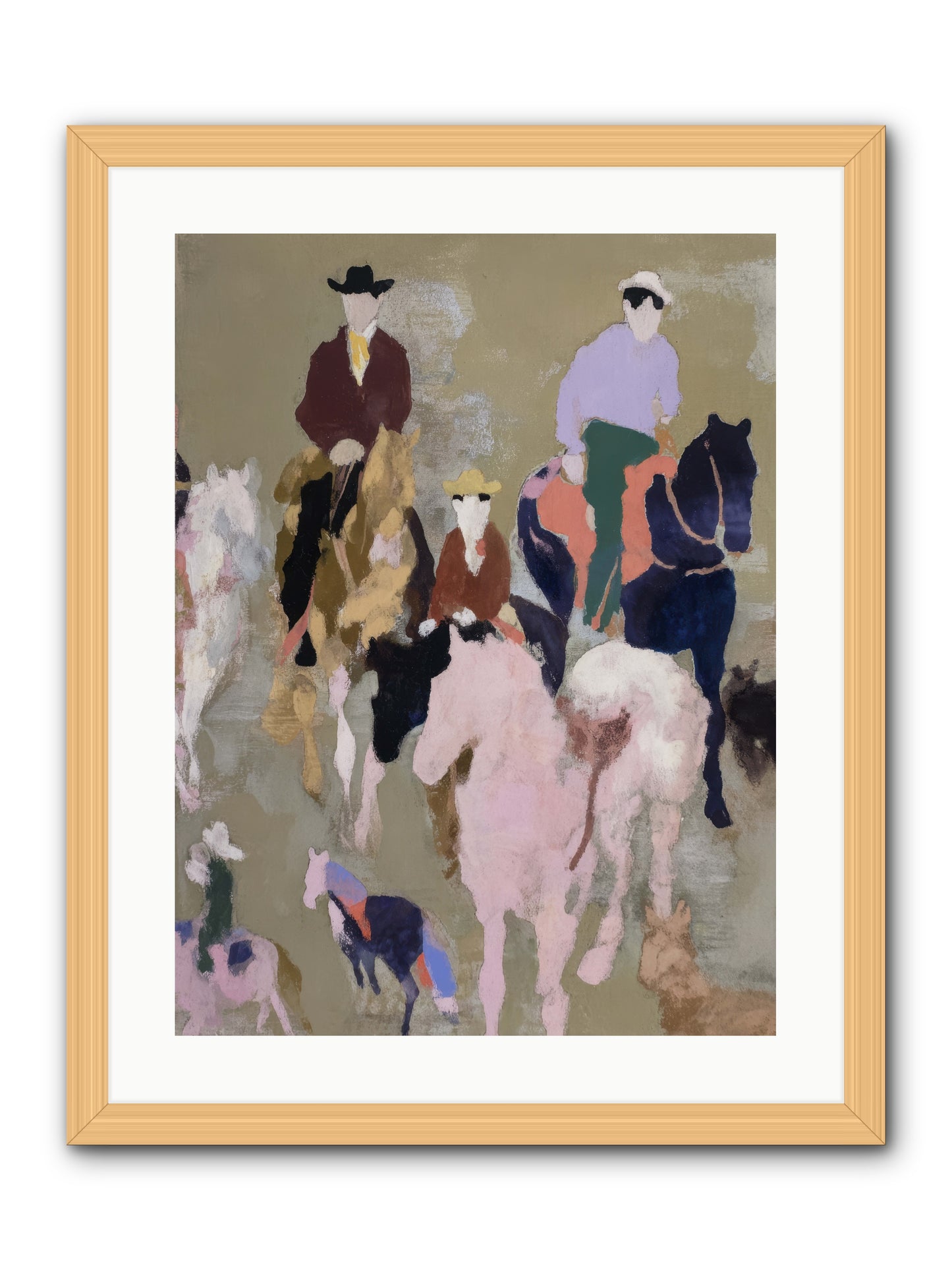 Fever Dream  -- Framed Print - Natural 18x24