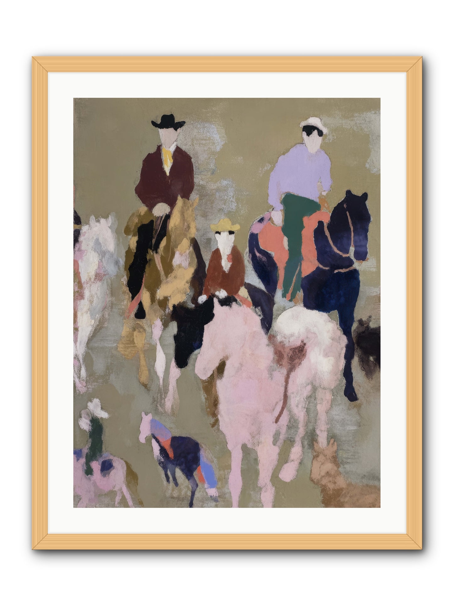 Fever Dream  -- Framed Print - Natural 24x32