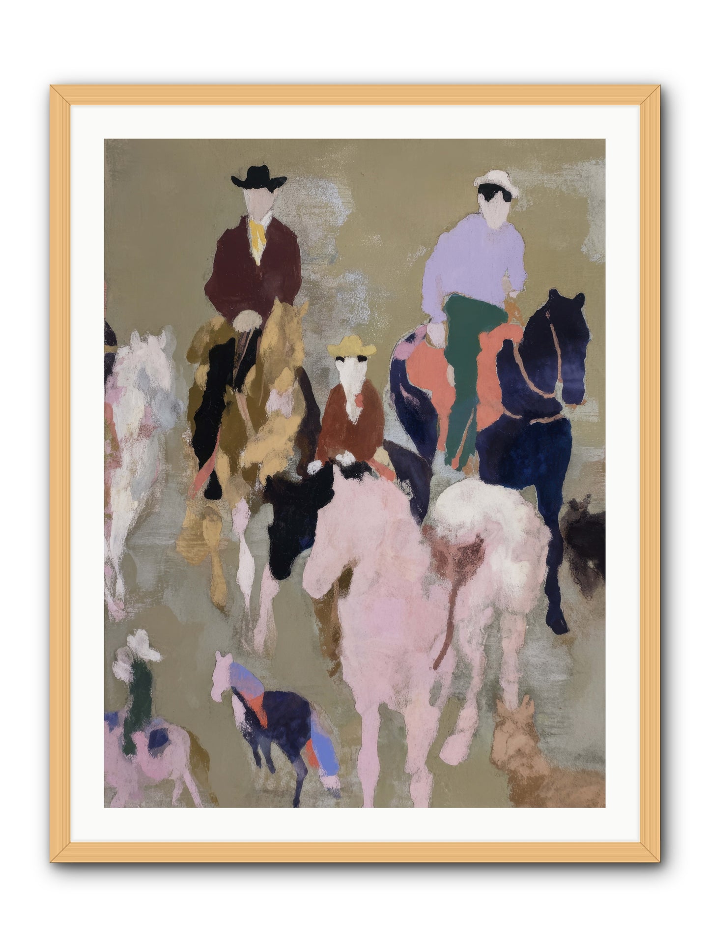 Fever Dream  -- Framed Print - Natural 30x40