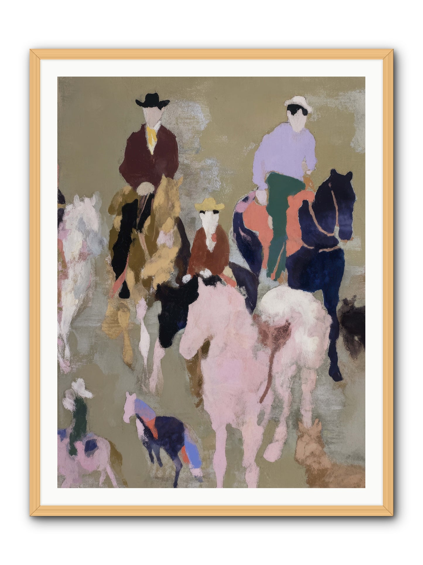 Fever Dream  -- Framed Print - Natural 36x48