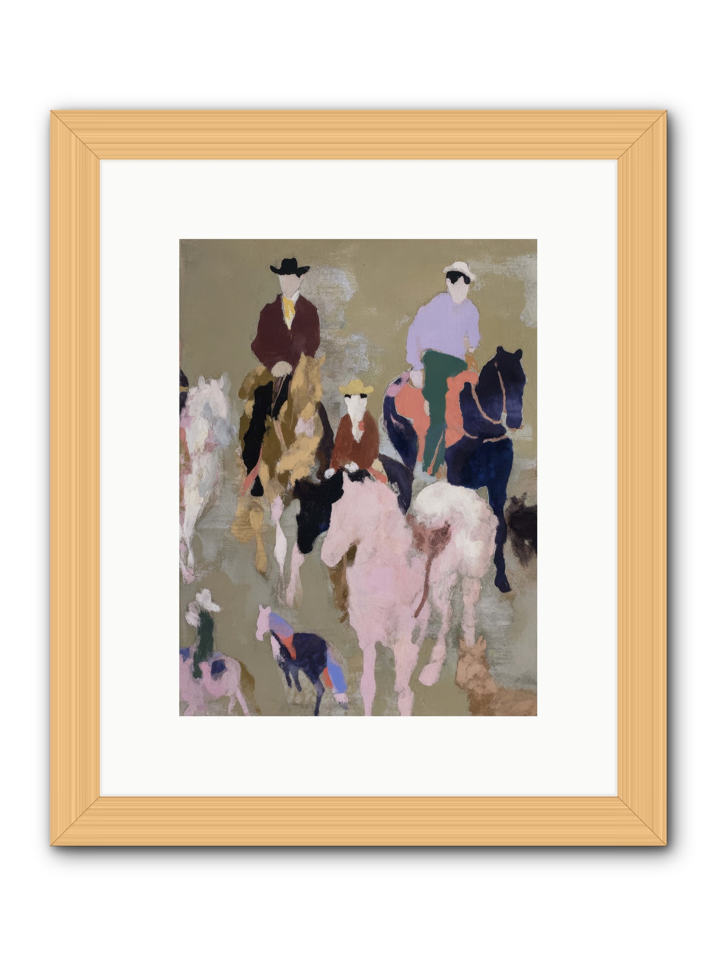 Fever Dream  -- Framed Print - Natural 9x12