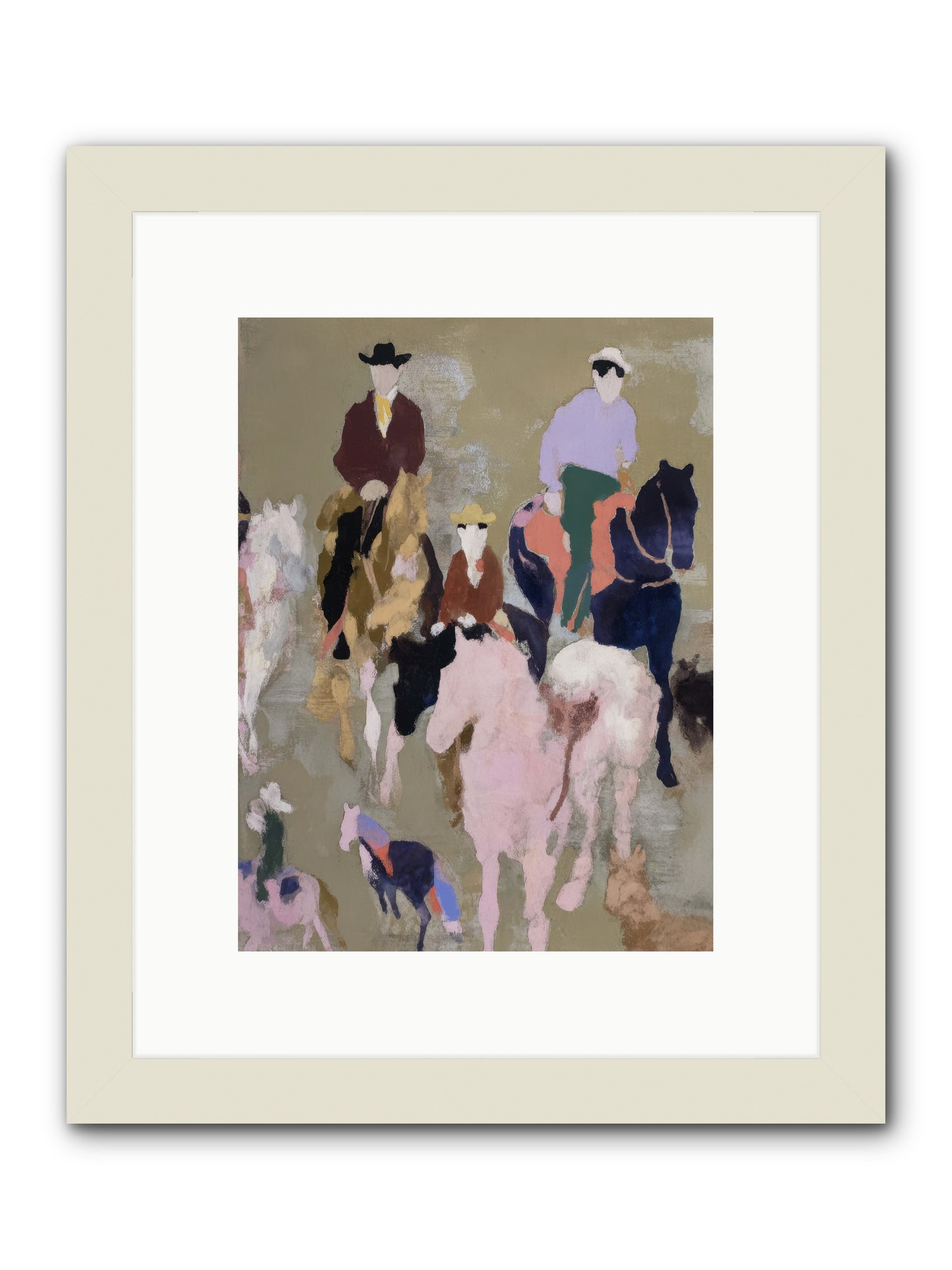 Fever Dream  -- Framed Print - White 9x12
