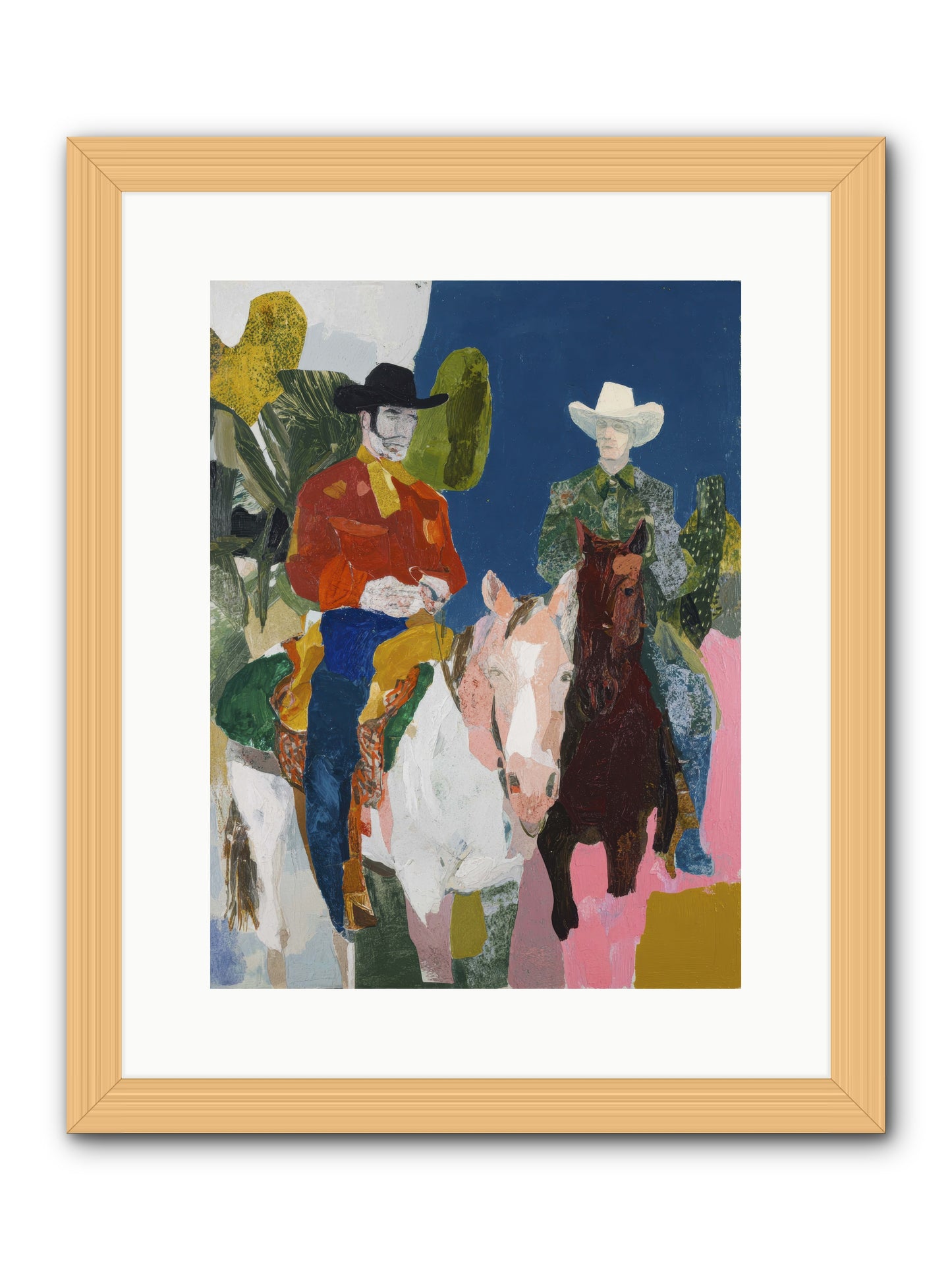Field-Blessed & Fleet -- Framed Print - Natural 12x16