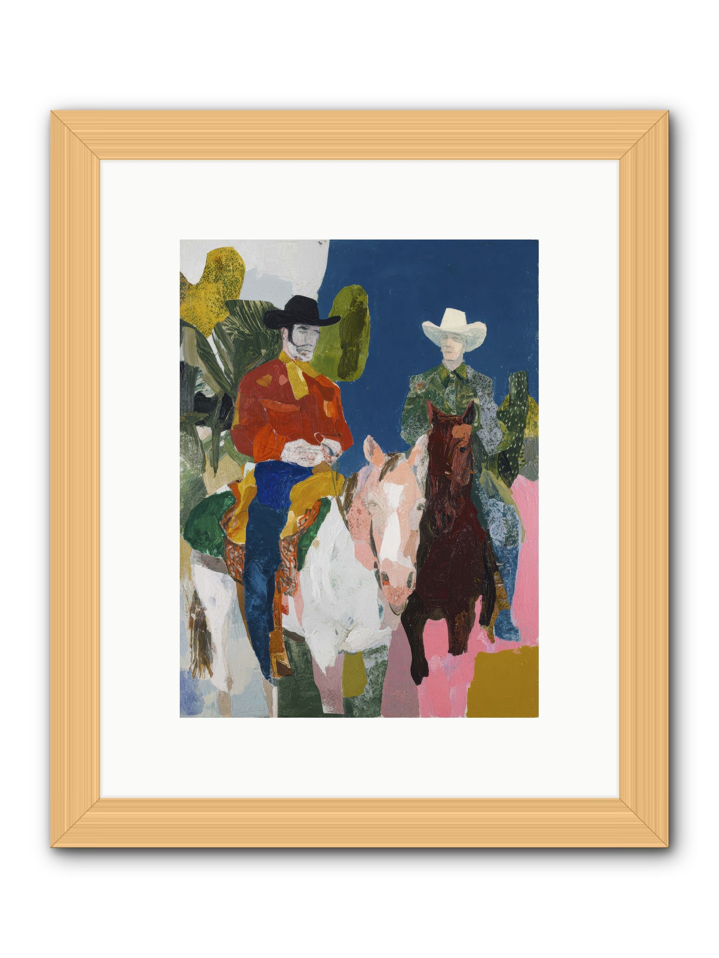 Field-Blessed & Fleet -- Framed Print - Natural 9x12