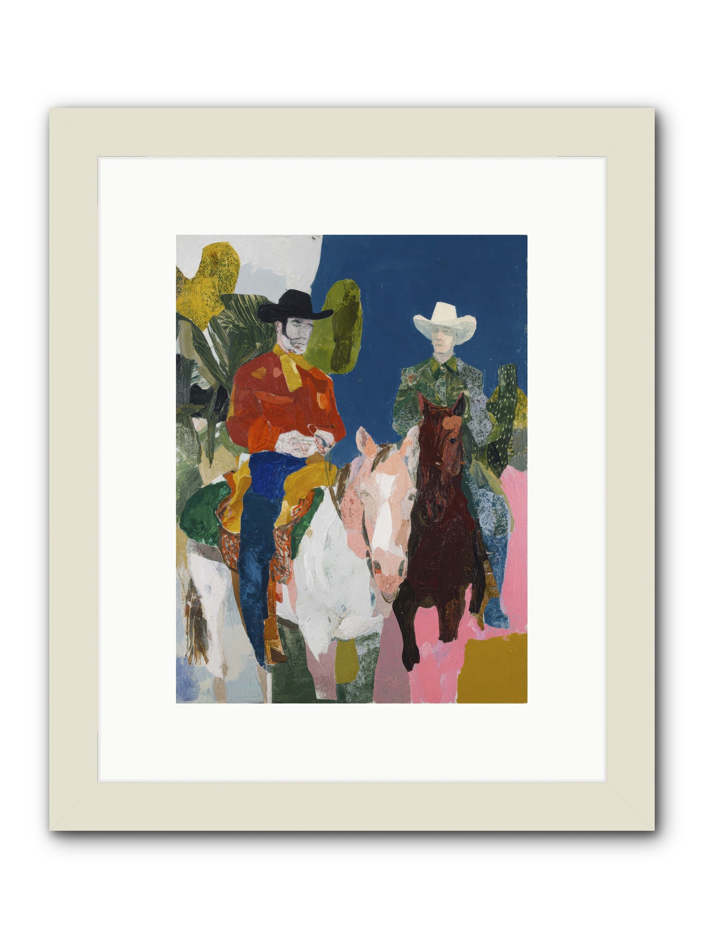 Field-Blessed & Fleet -- Framed Print - White 9x12