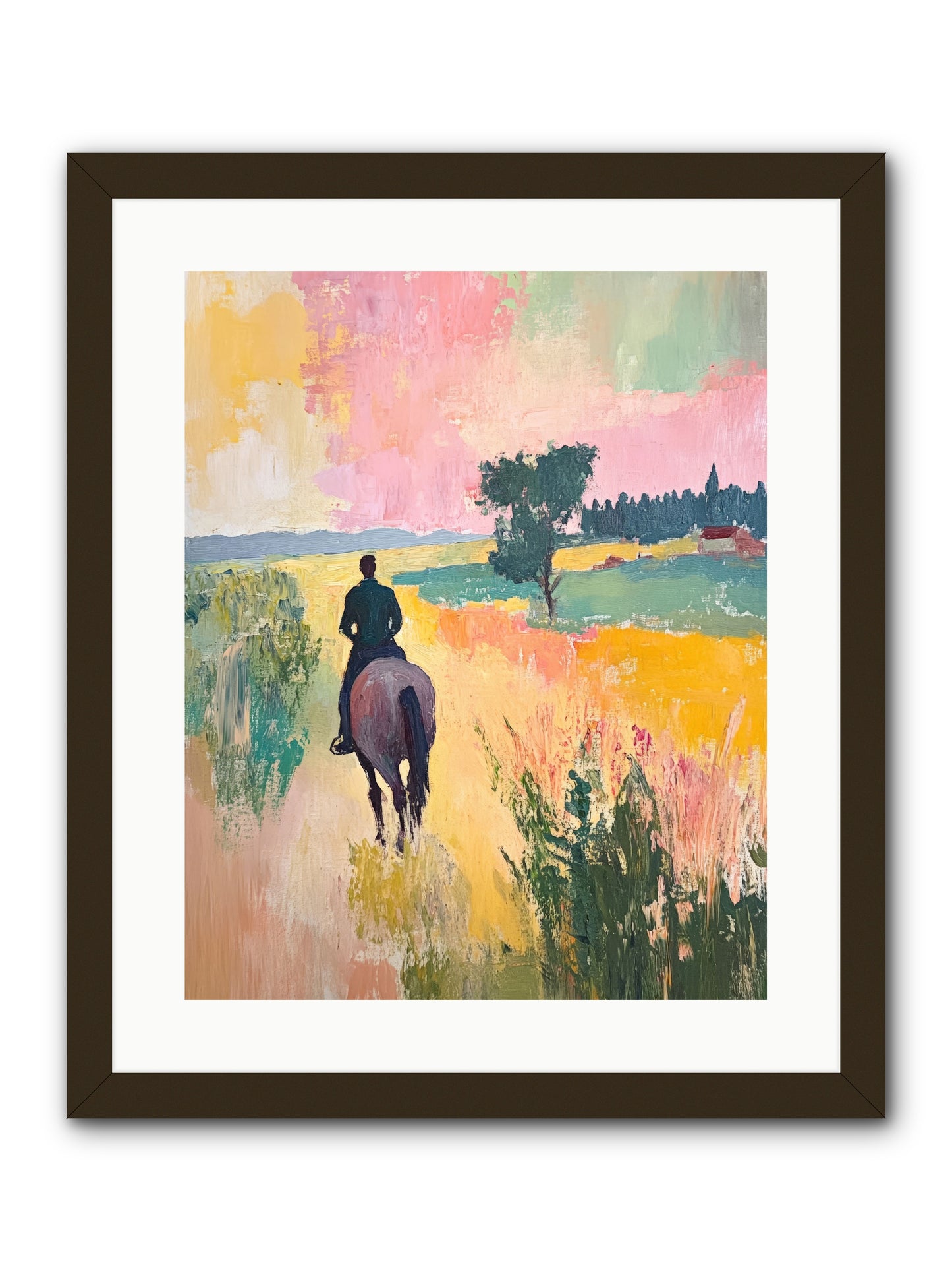 Field Light -- Framed Print - Black 16x20