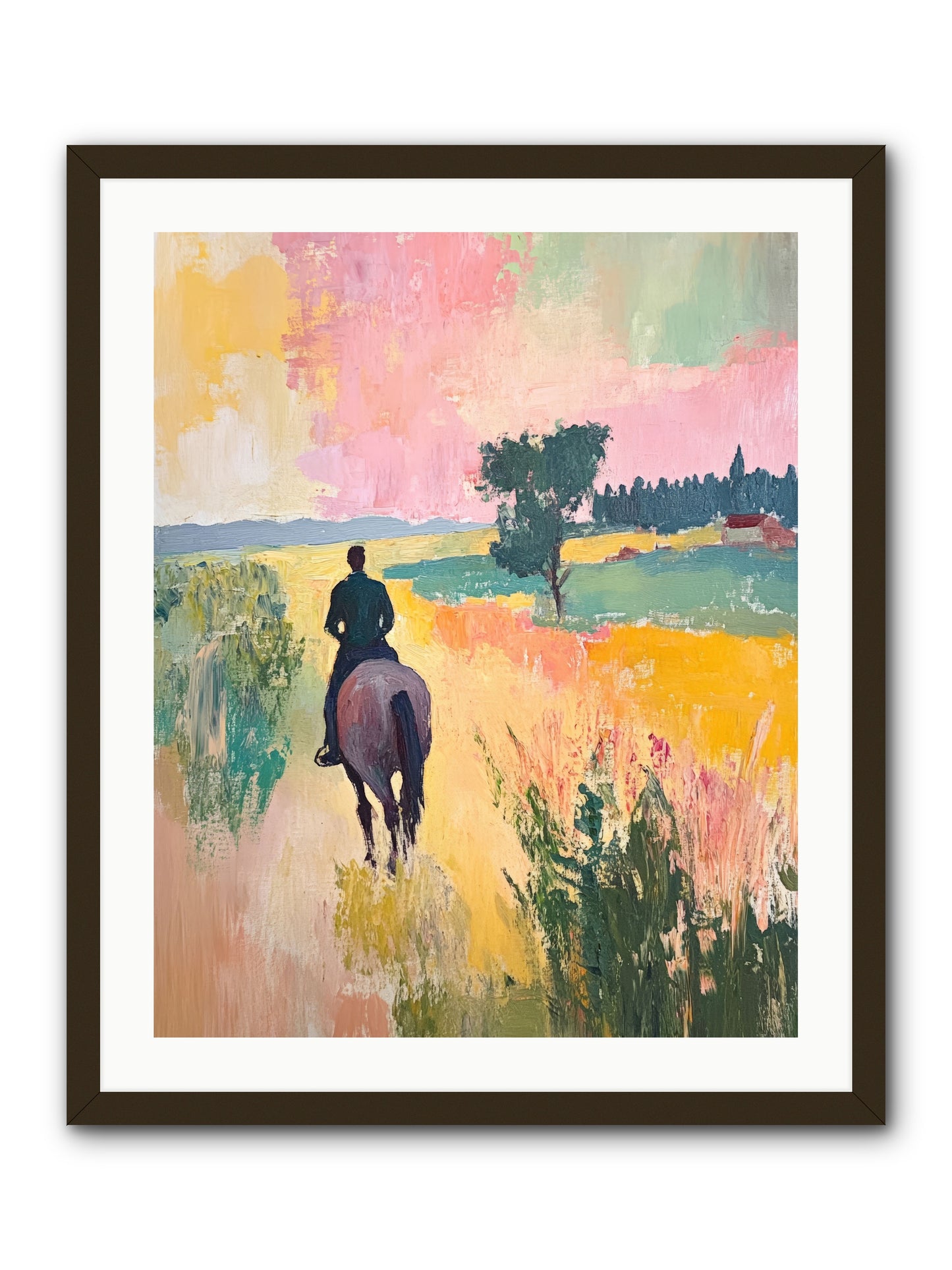 Field Light -- Framed Print - Black 24x30