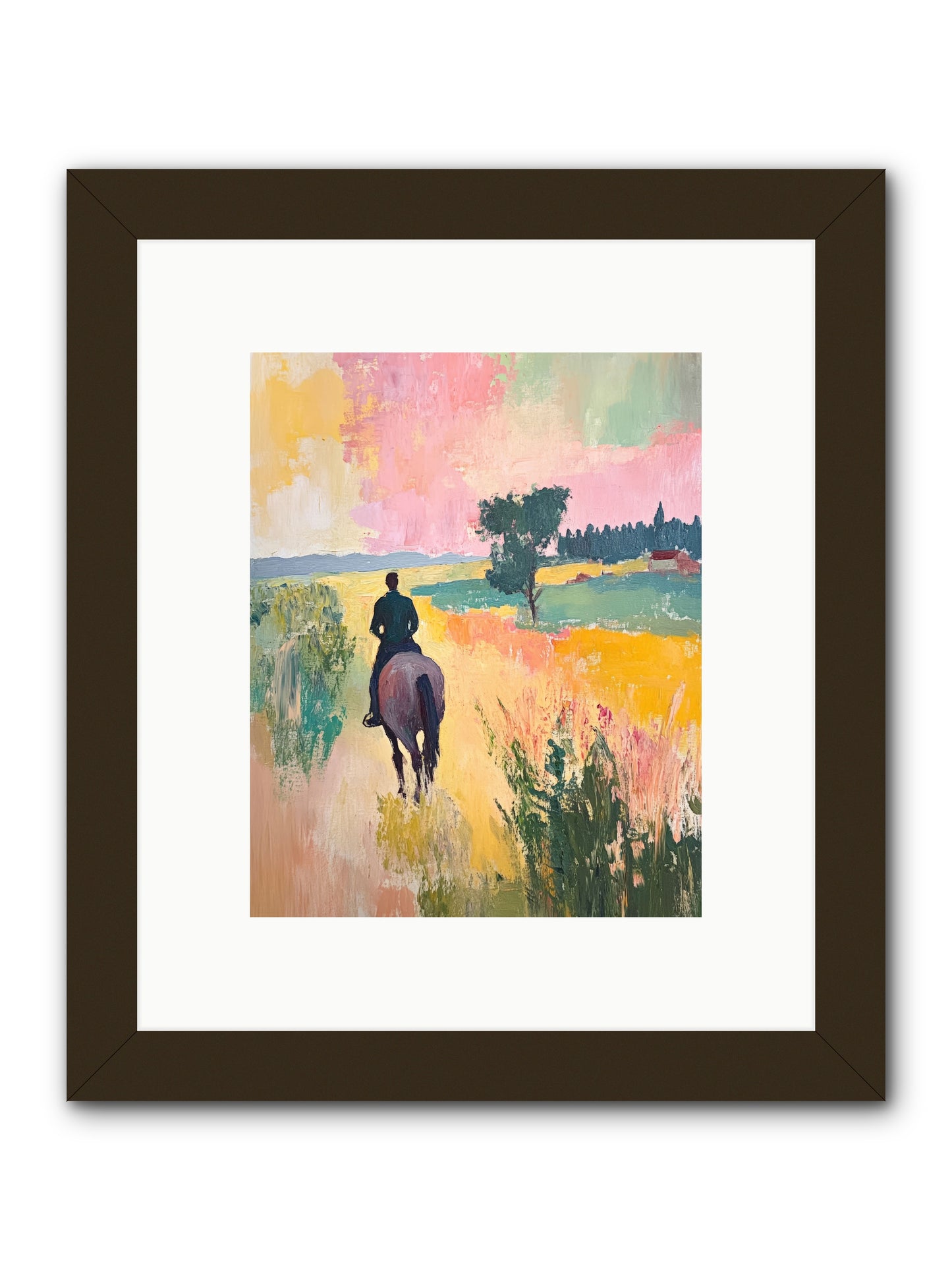 Field Light -- Framed Print - Black 8x10
