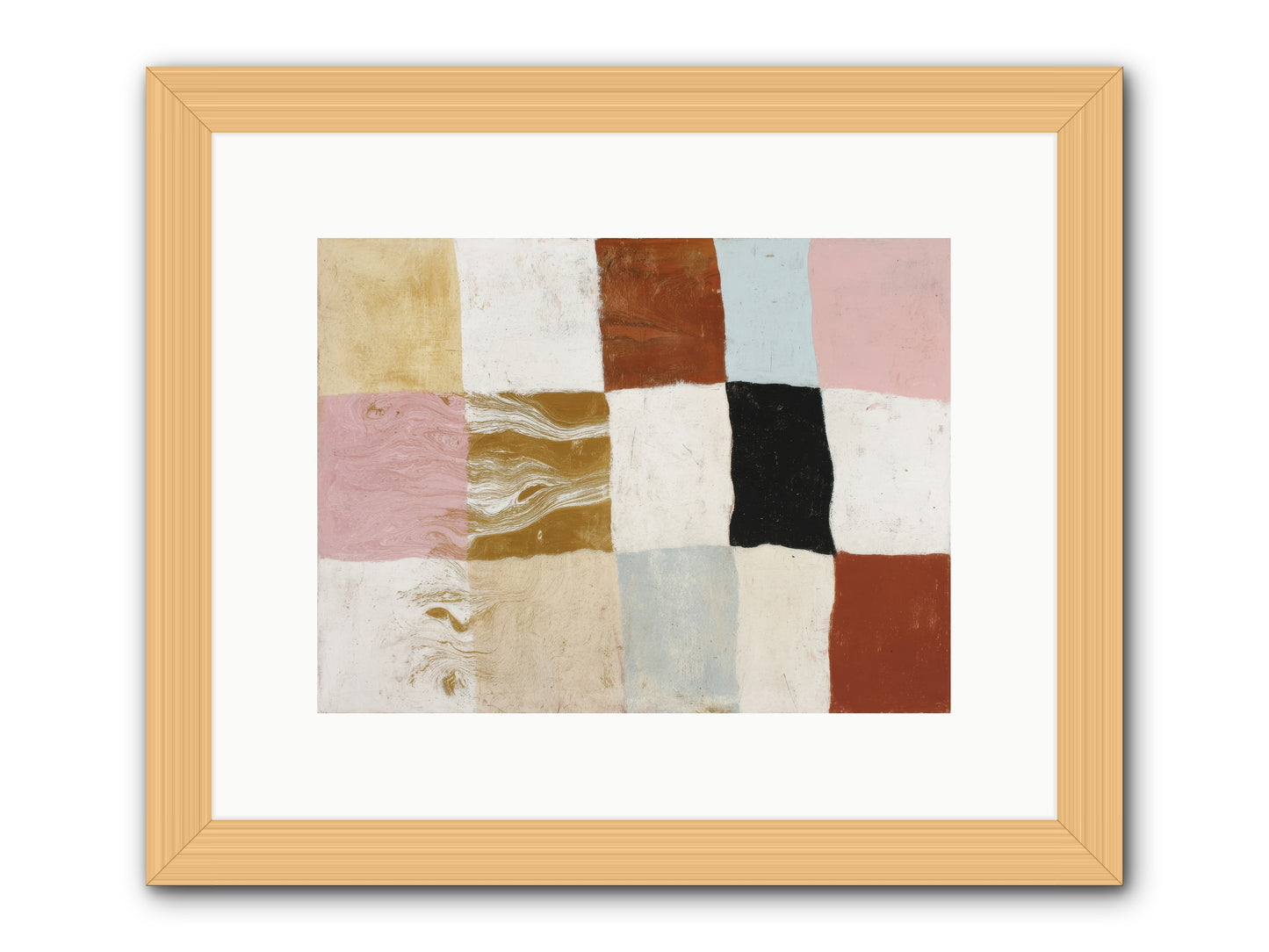 Field No.1 -- Framed Print - Natural 12x9