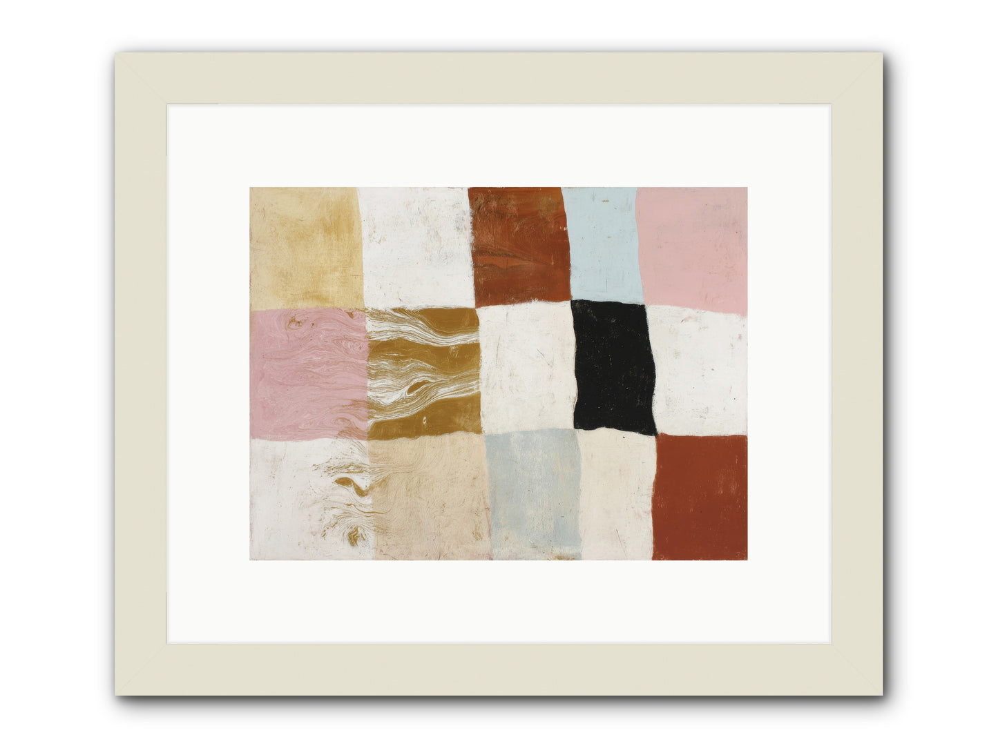 Field No.1 -- Framed Print - White 12x9