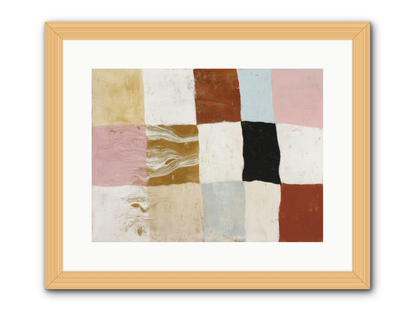 Field No.1 -- Framed Print - Natural 16x12