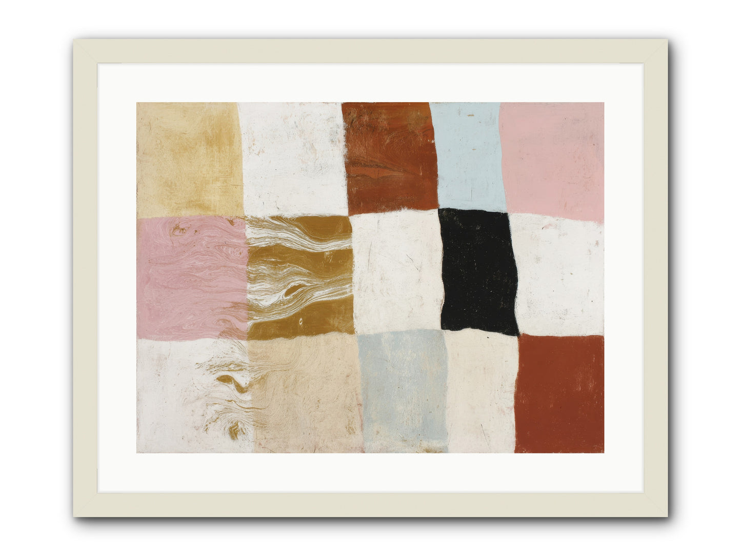Field No.1 -- Framed Print - White 24x18